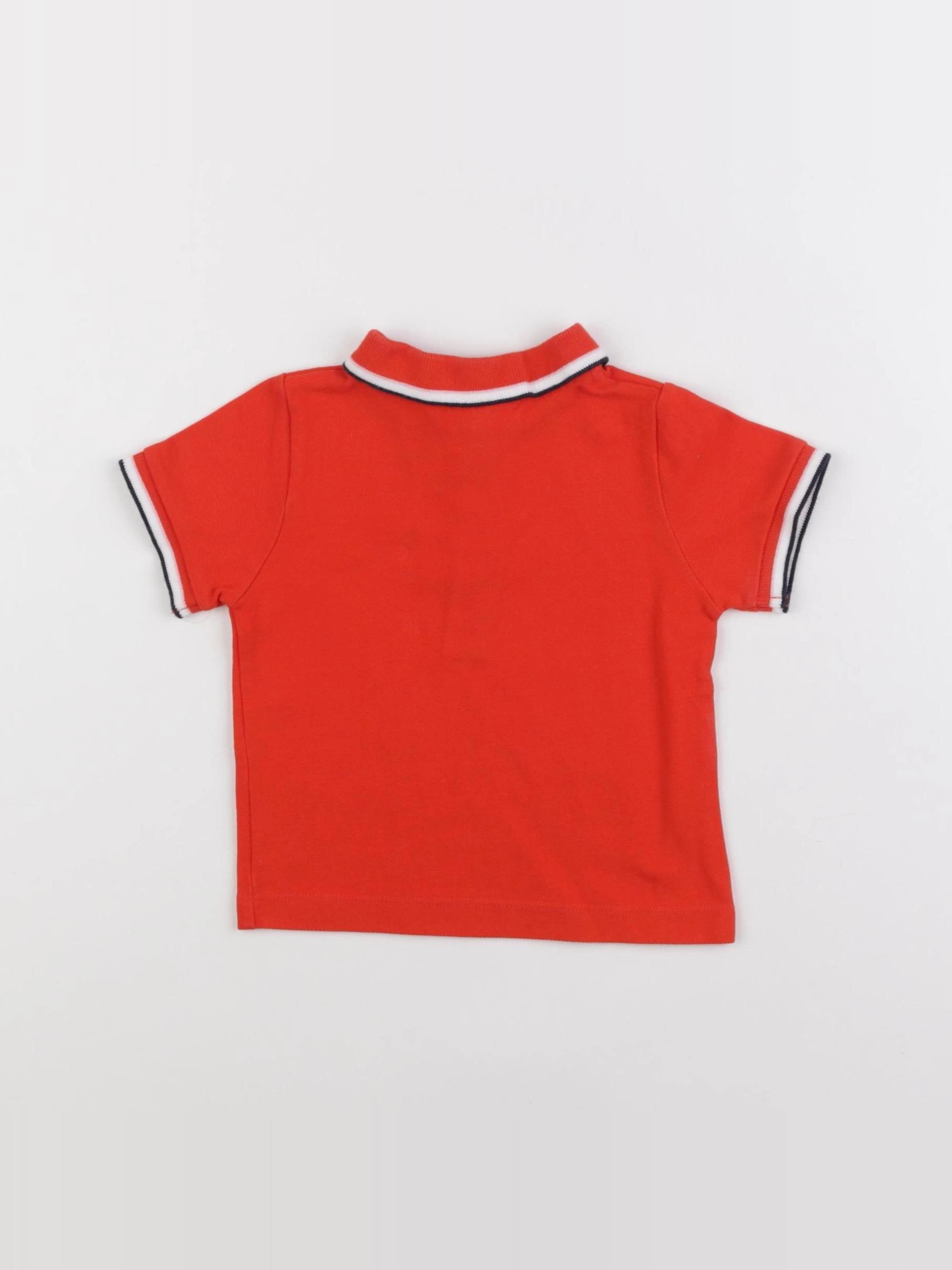 Jacadi - polo rouge - 12 mois