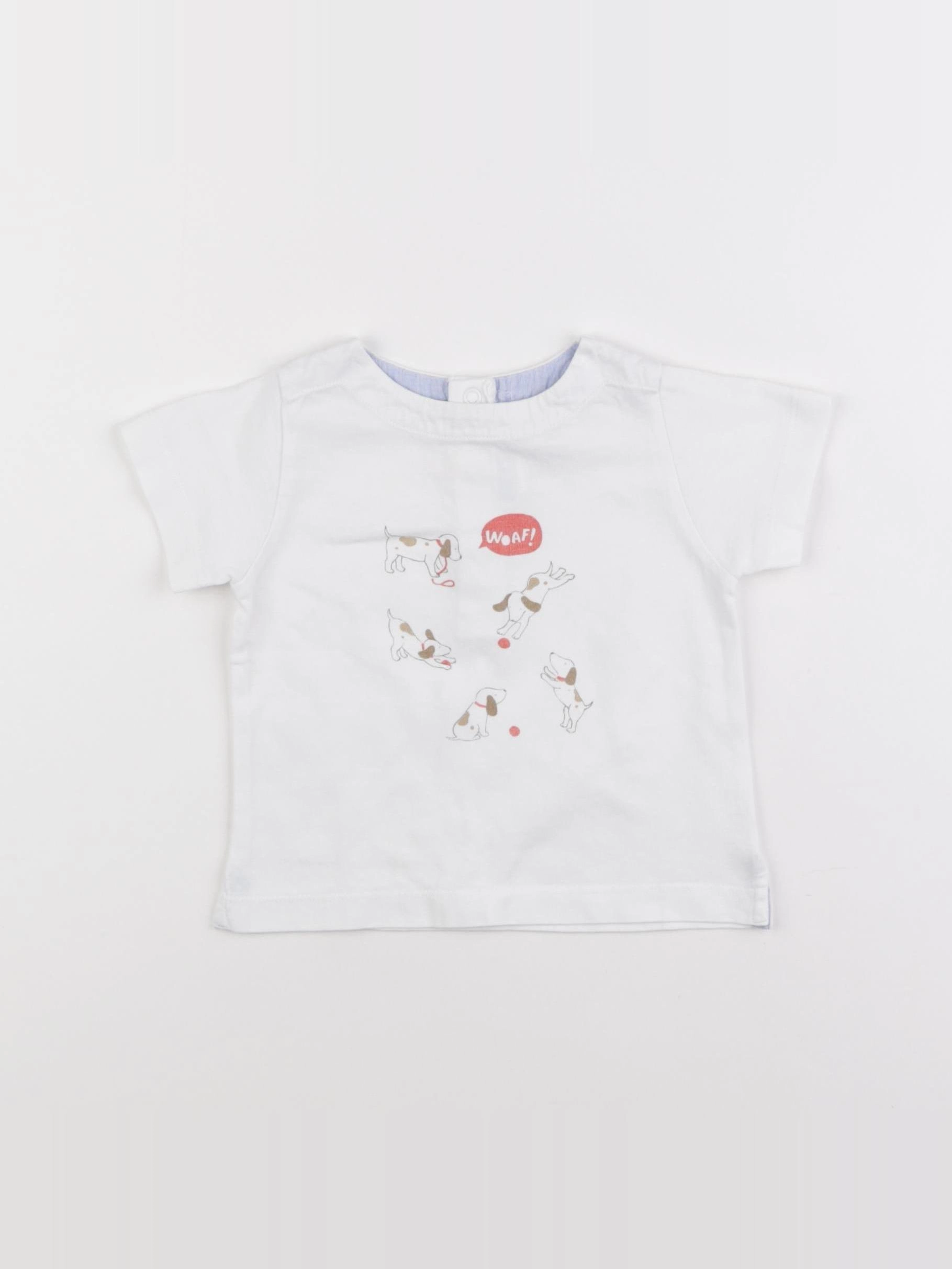 Jacadi - tee-shirt multicolore - 12 mois