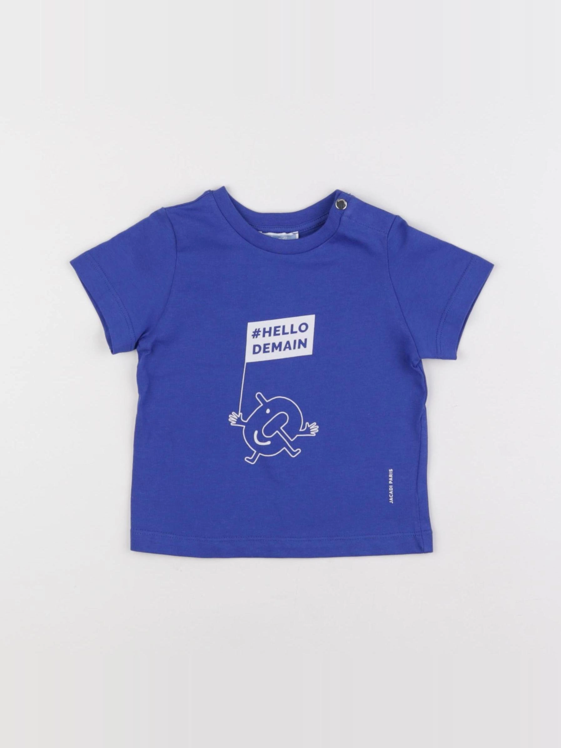 Jacadi - tee-shirt bleu - 12 mois