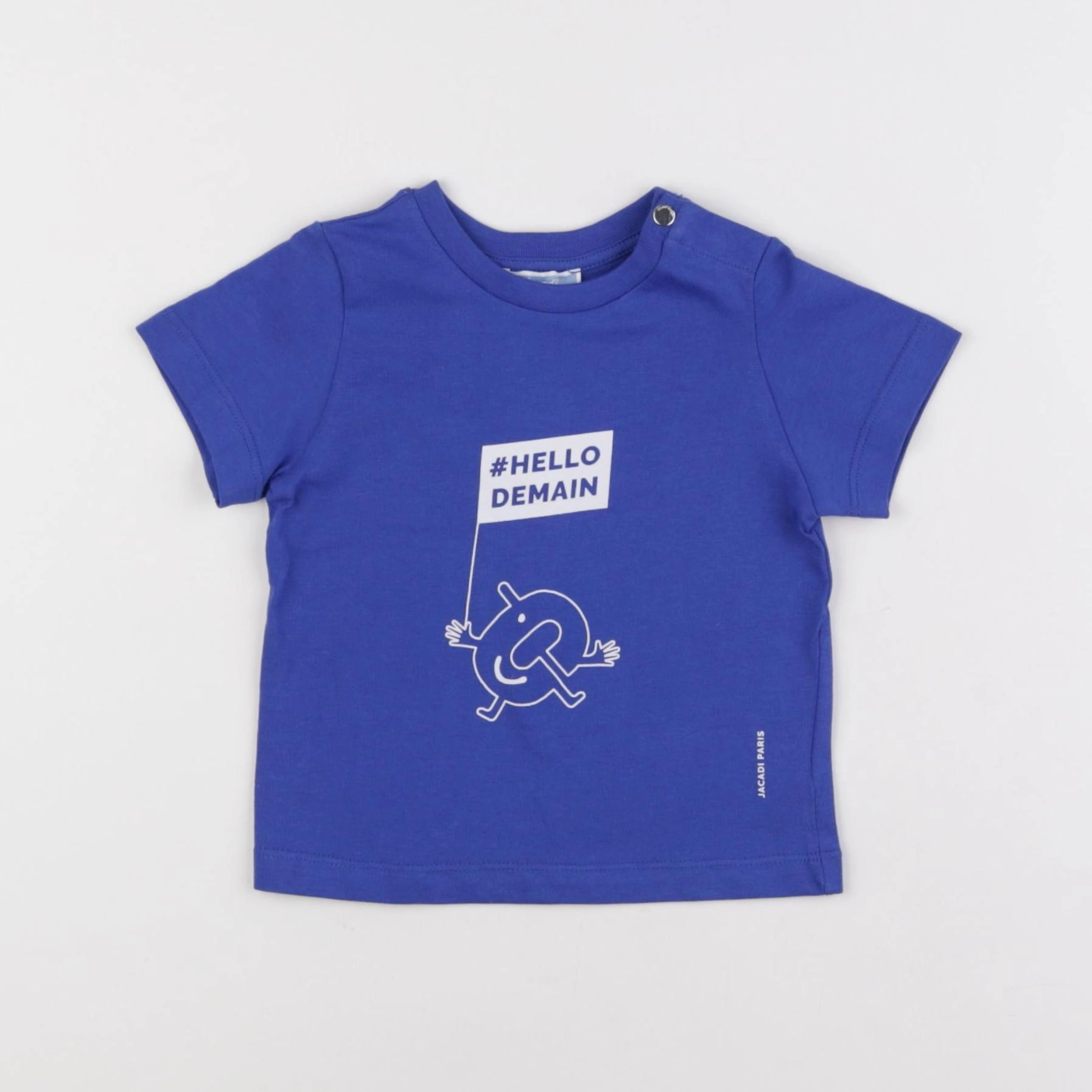 Jacadi - tee-shirt bleu - 12 mois