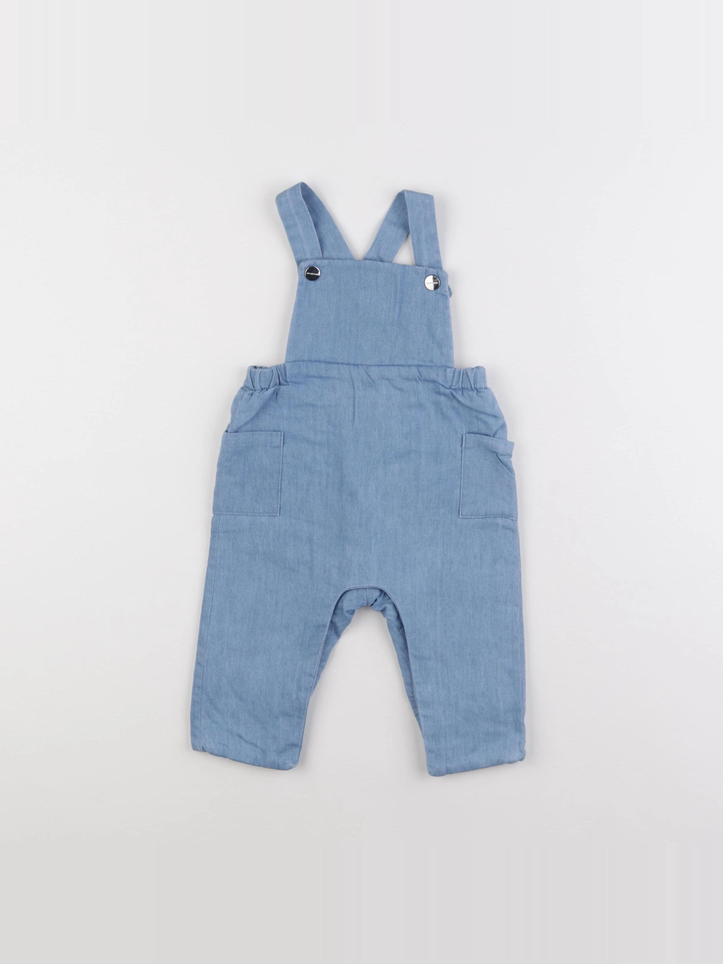 Jacadi - salopette bleu - 6 mois
