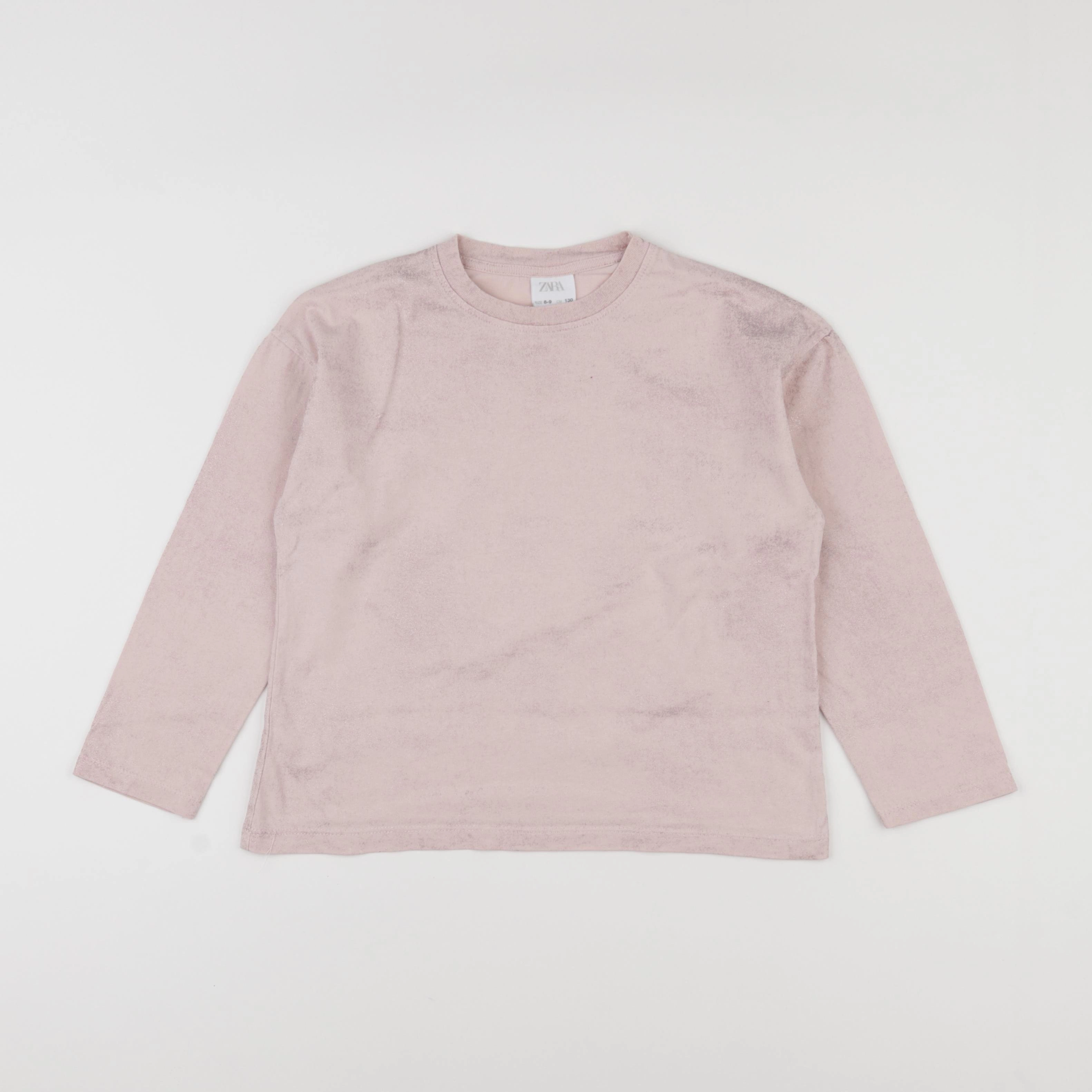 Zara - tee-shirt rose - 8/9 ans
