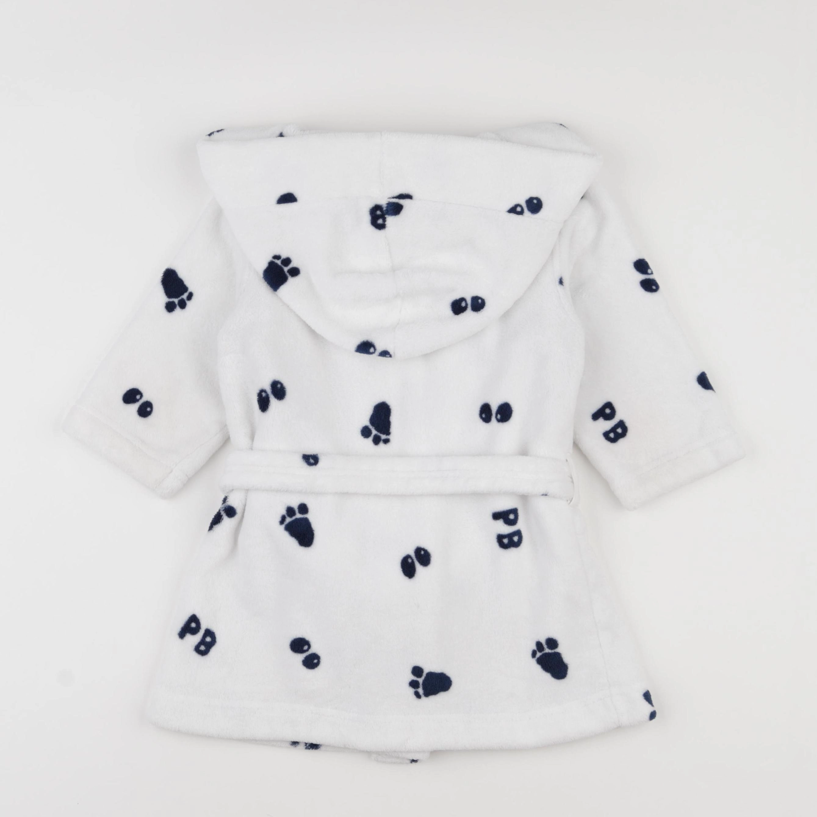 Petit Bateau - robe de chambre blanc - 2/3 ans