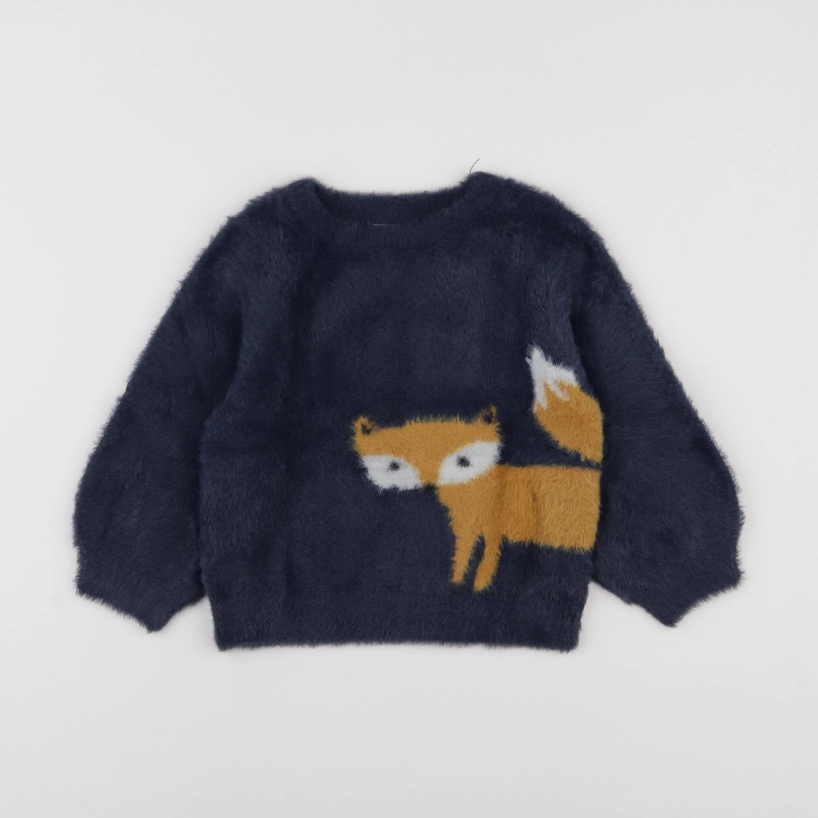 Monoprix - pull bleu - 4 ans