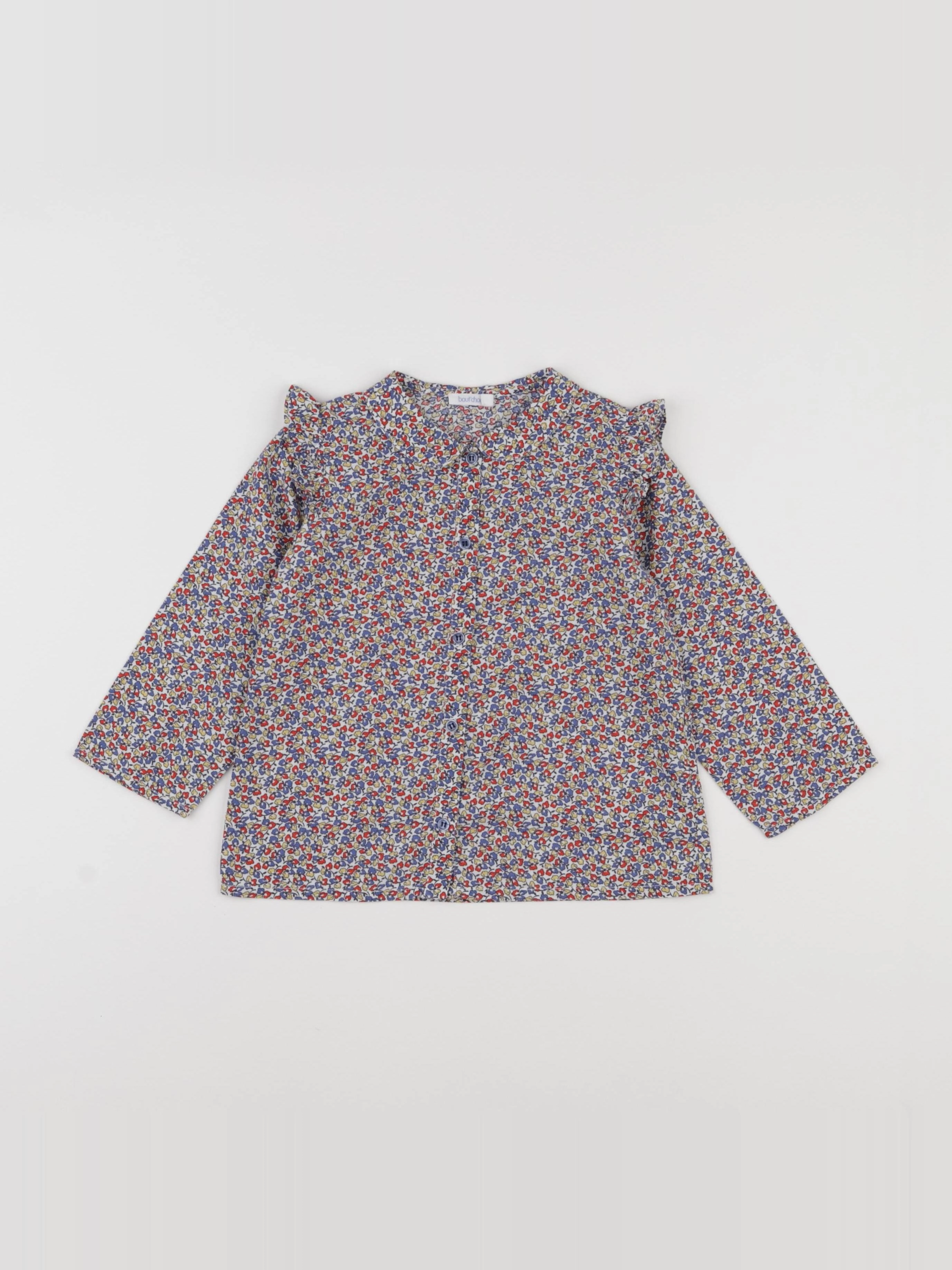 Boutchou - blouse multicolore - 3 ans