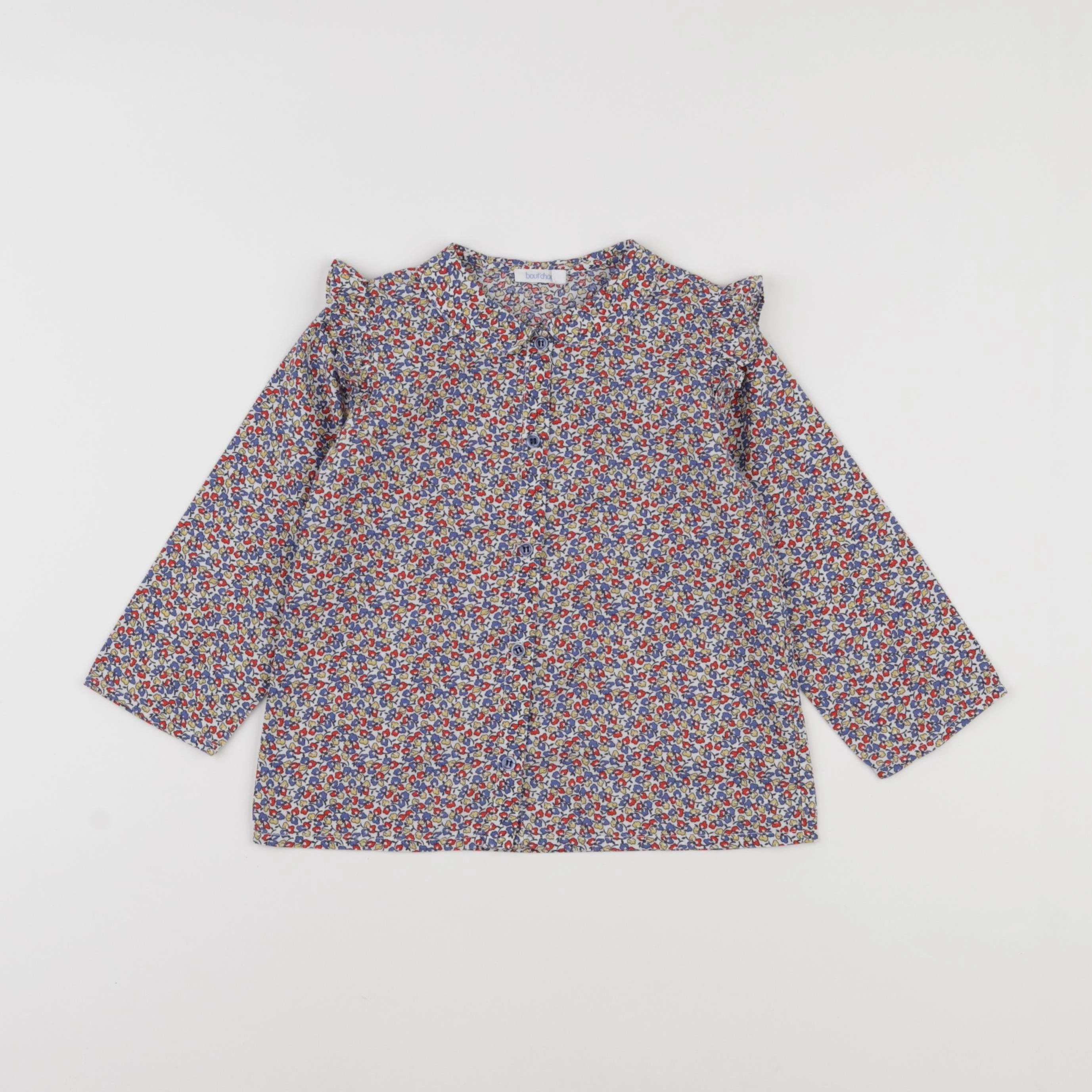 Boutchou - blouse multicolore - 3 ans