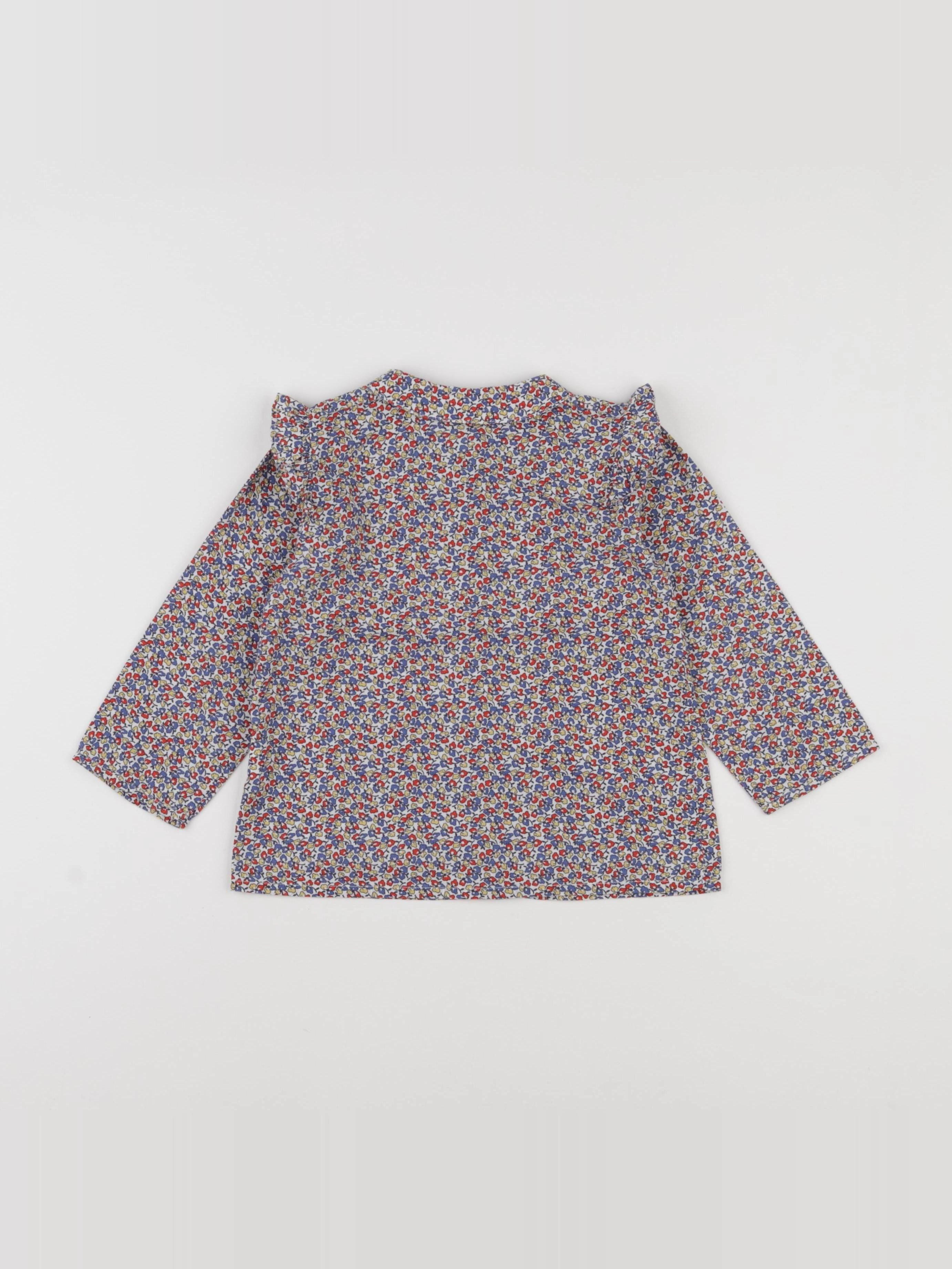 Boutchou - blouse multicolore - 3 ans