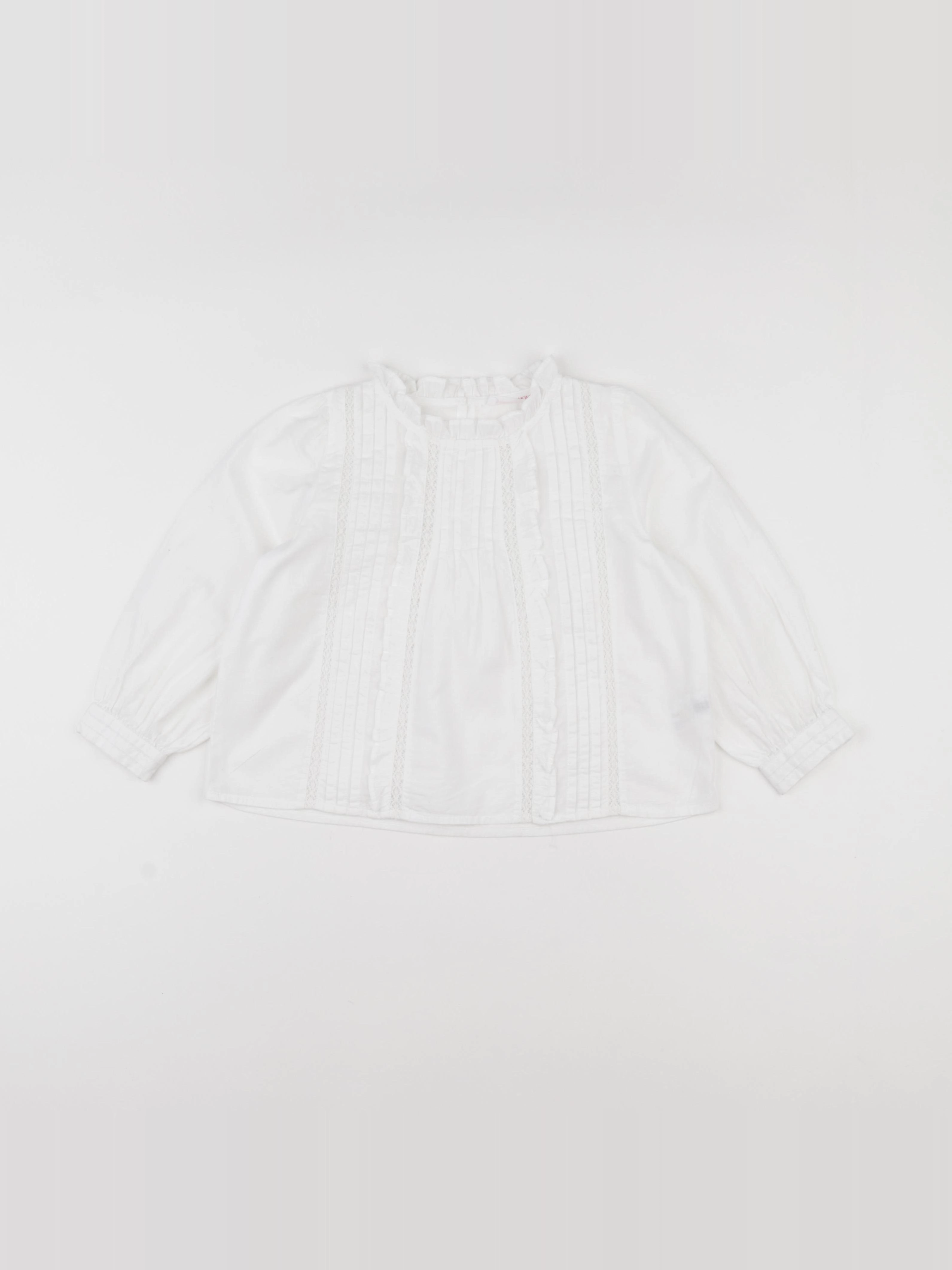 Monoprix - blouse blanc - 4 ans