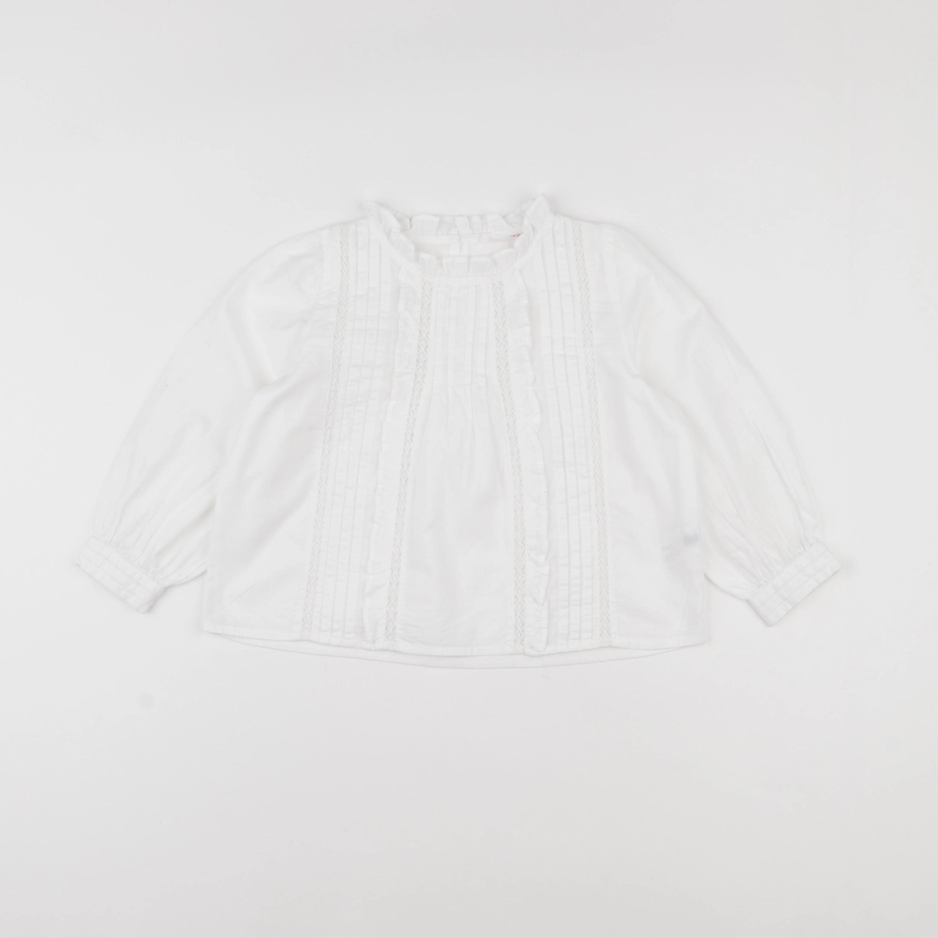 Monoprix - blouse blanc - 4 ans