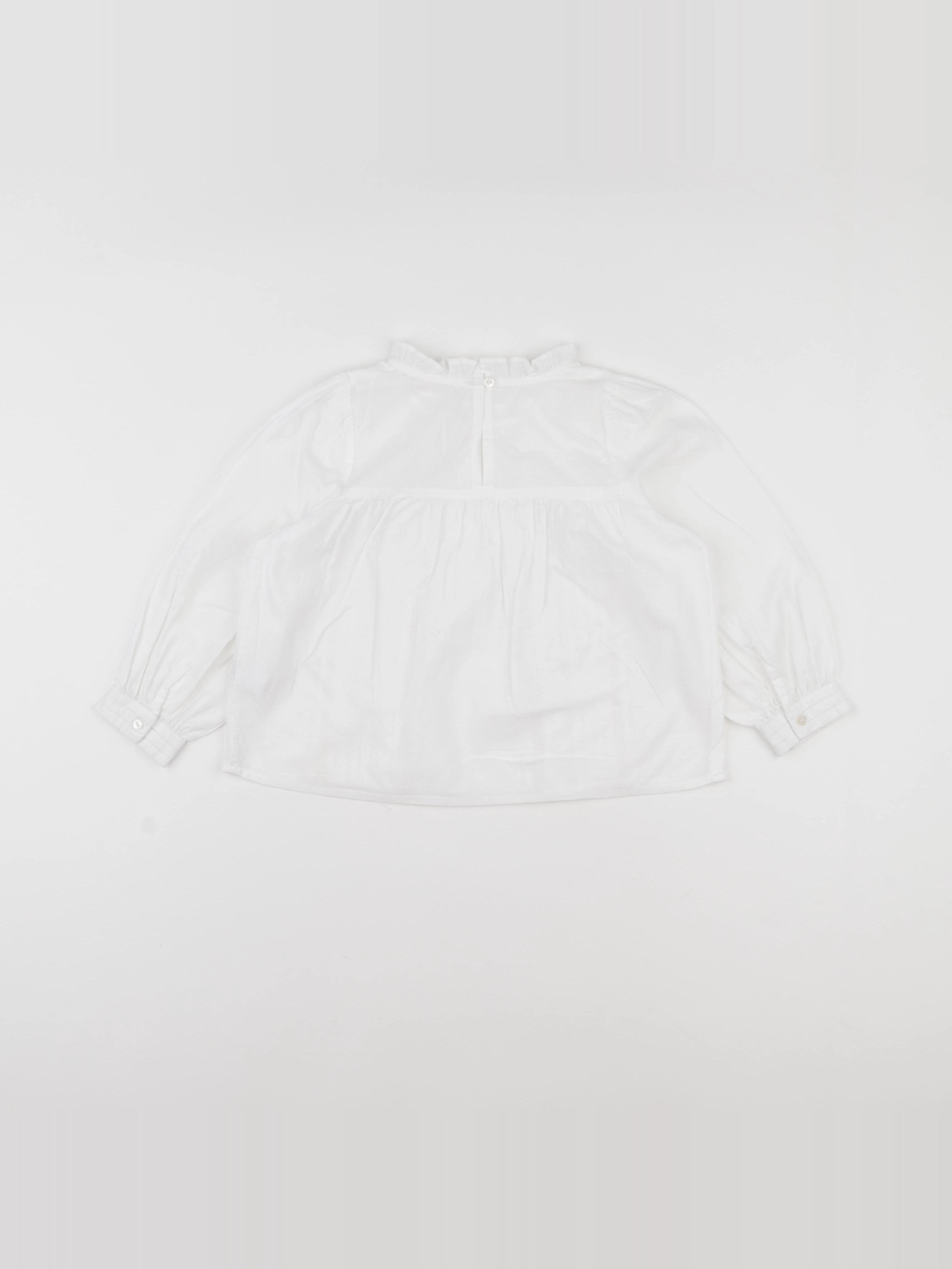 Monoprix - blouse blanc - 4 ans