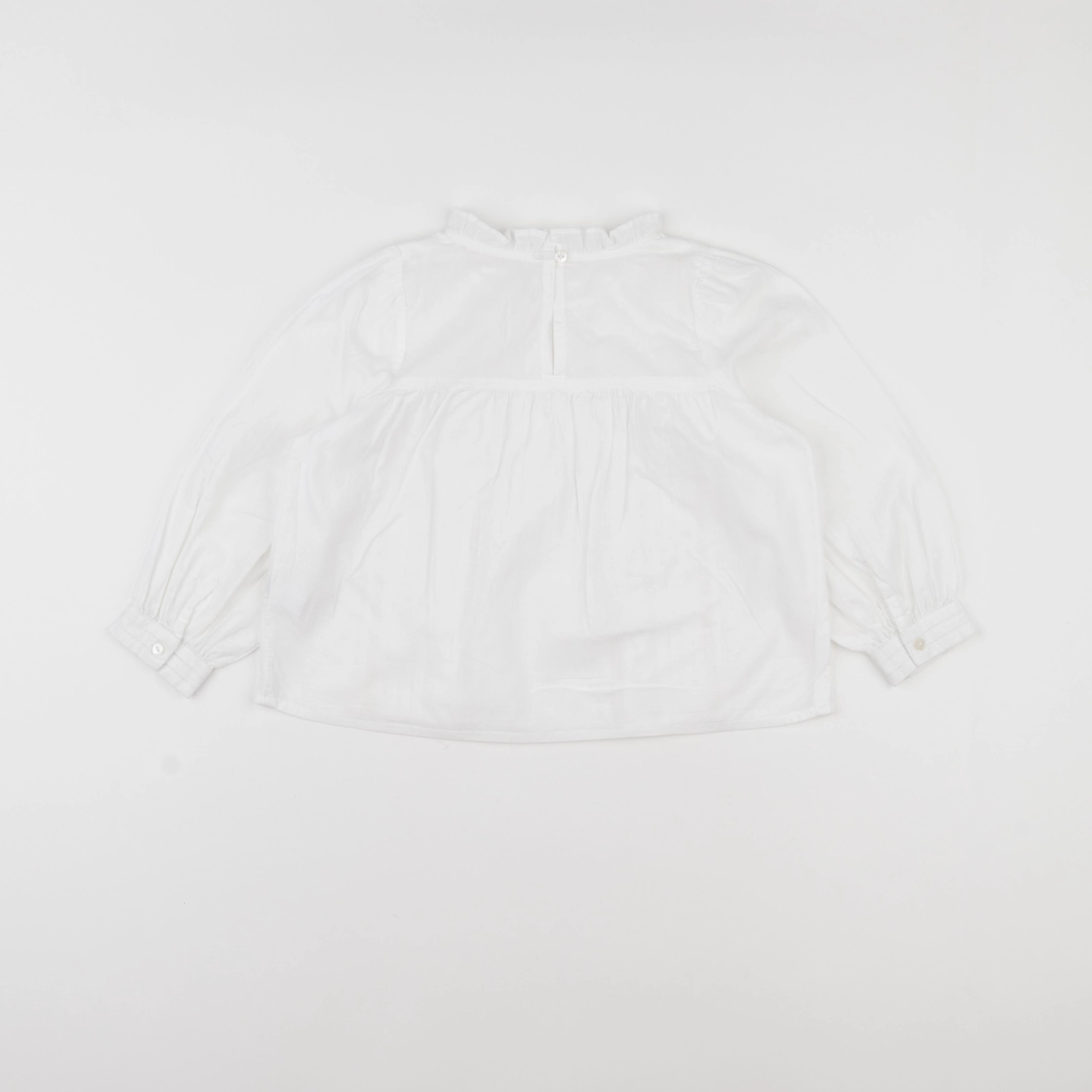 Monoprix - blouse blanc - 4 ans