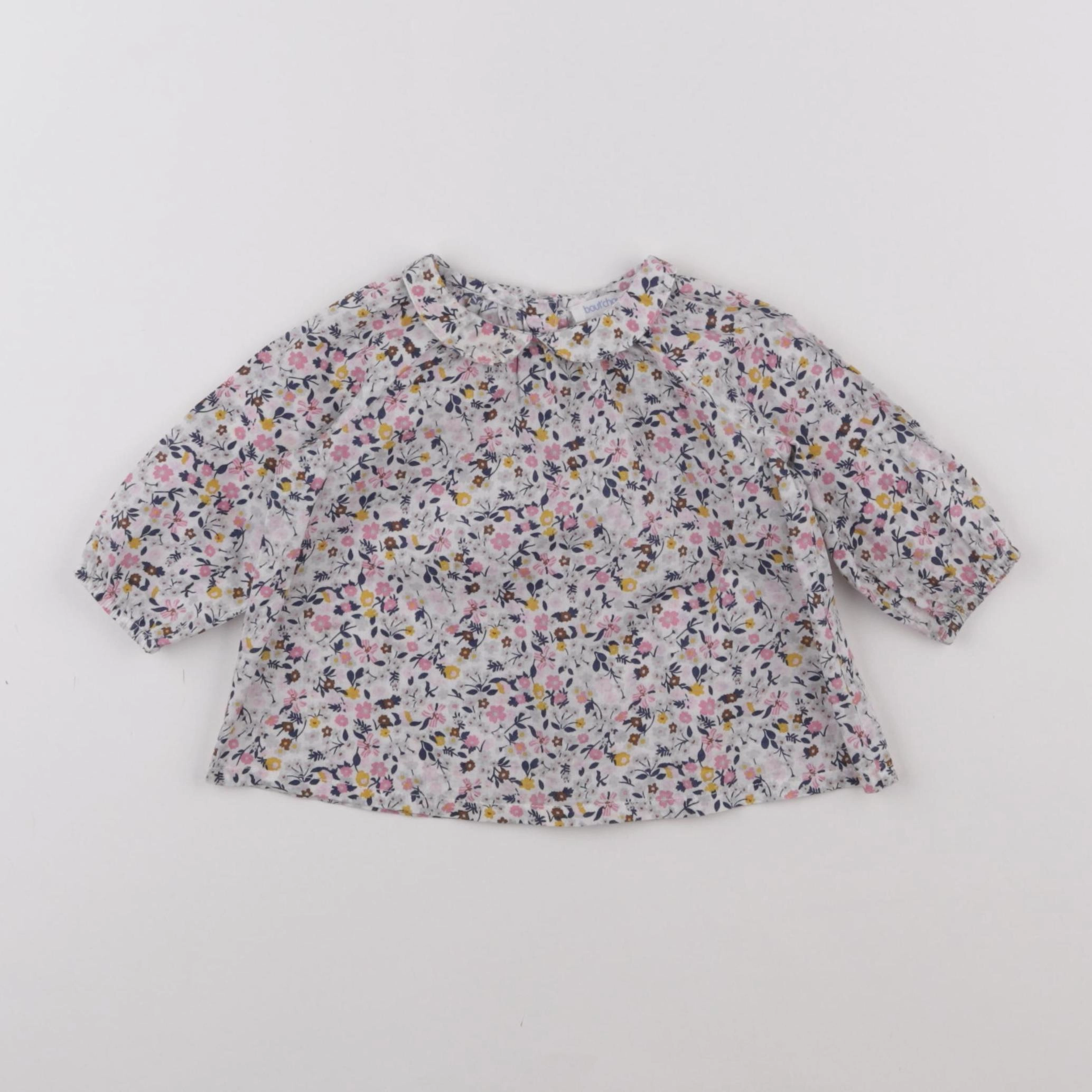 Boutchou - blouse multicolore - 3 mois