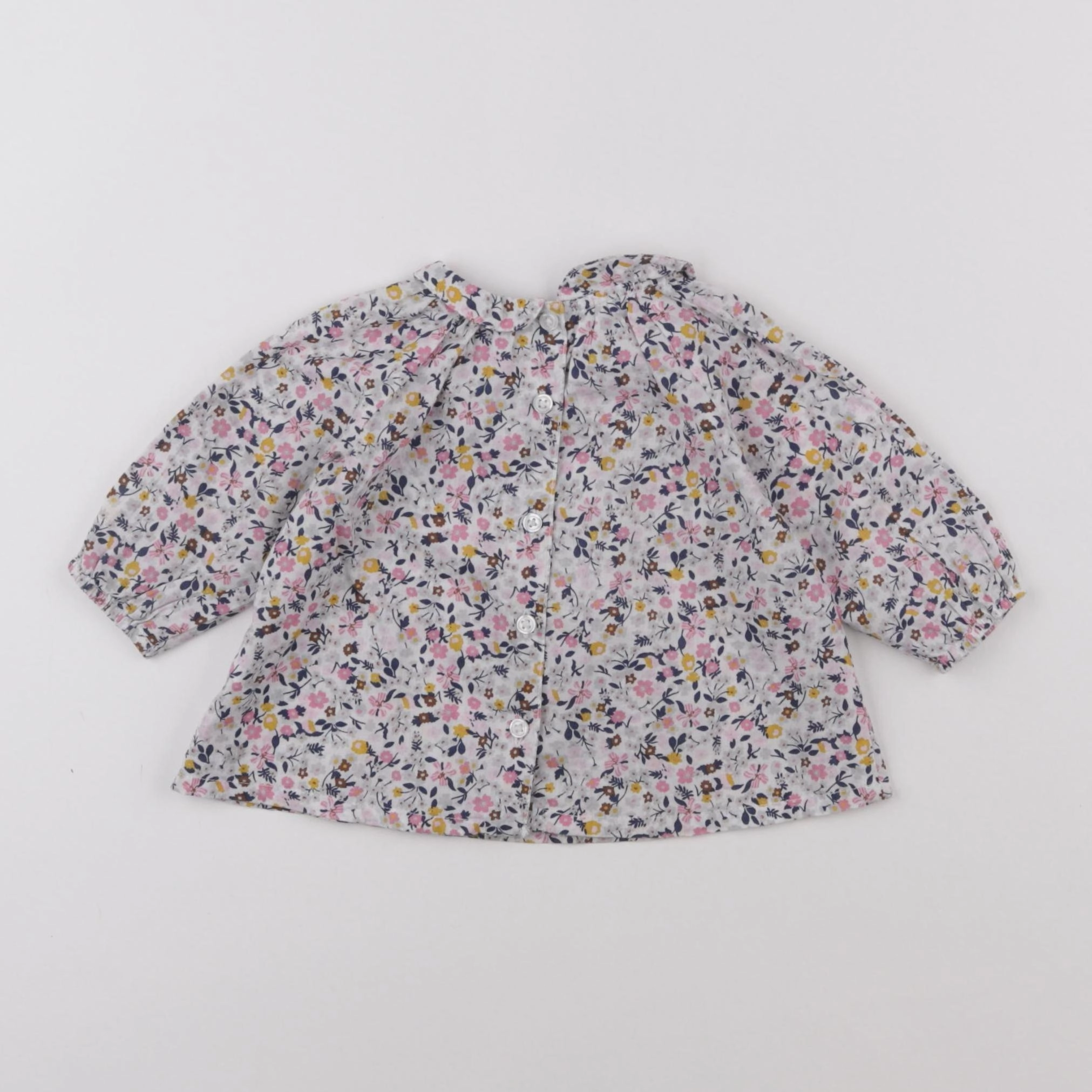 Boutchou - blouse multicolore - 3 mois