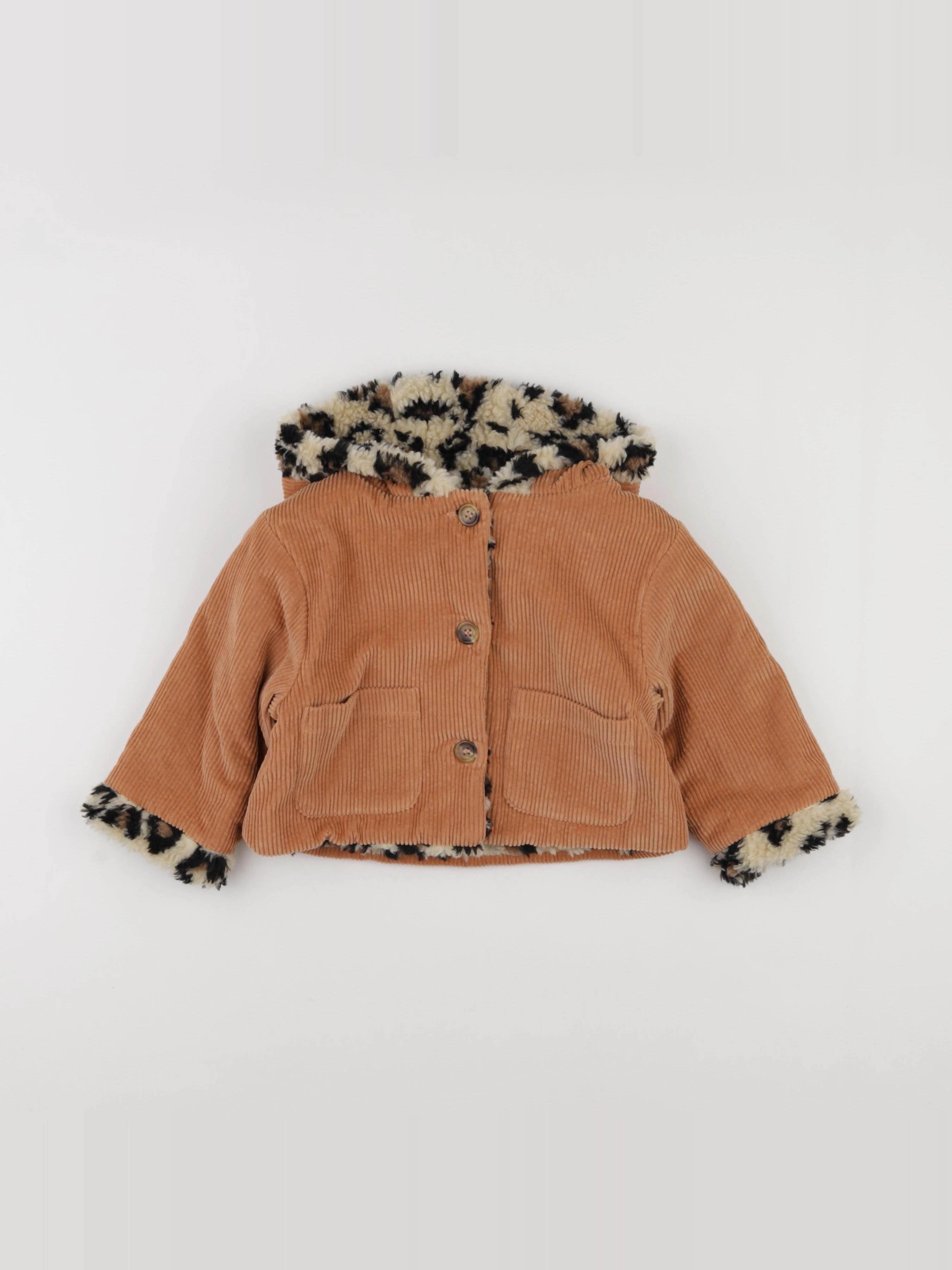 Marlot Paris - veste doublé rose - 12 mois