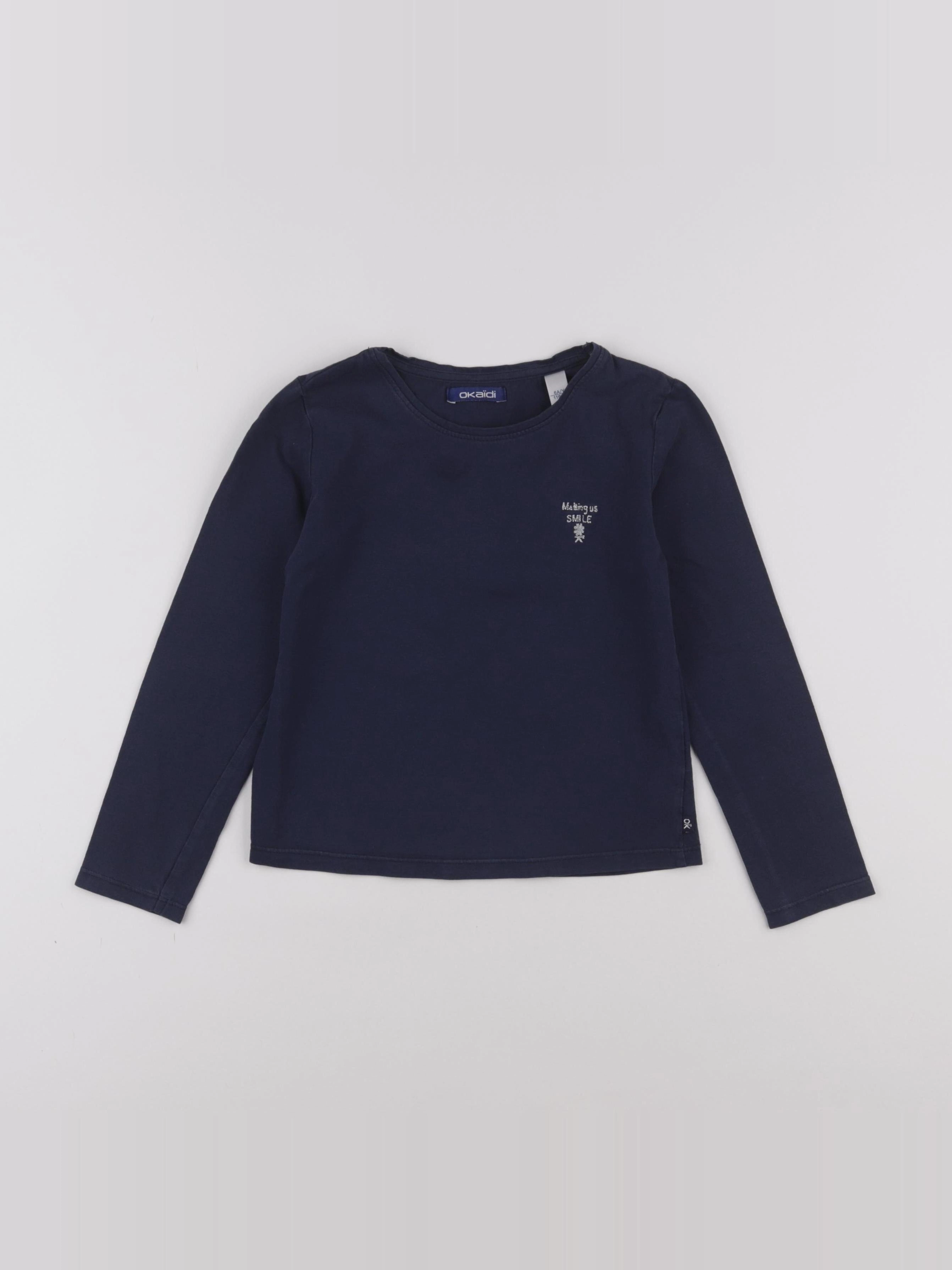 Okaidi - tee-shirt bleu - 6 ans