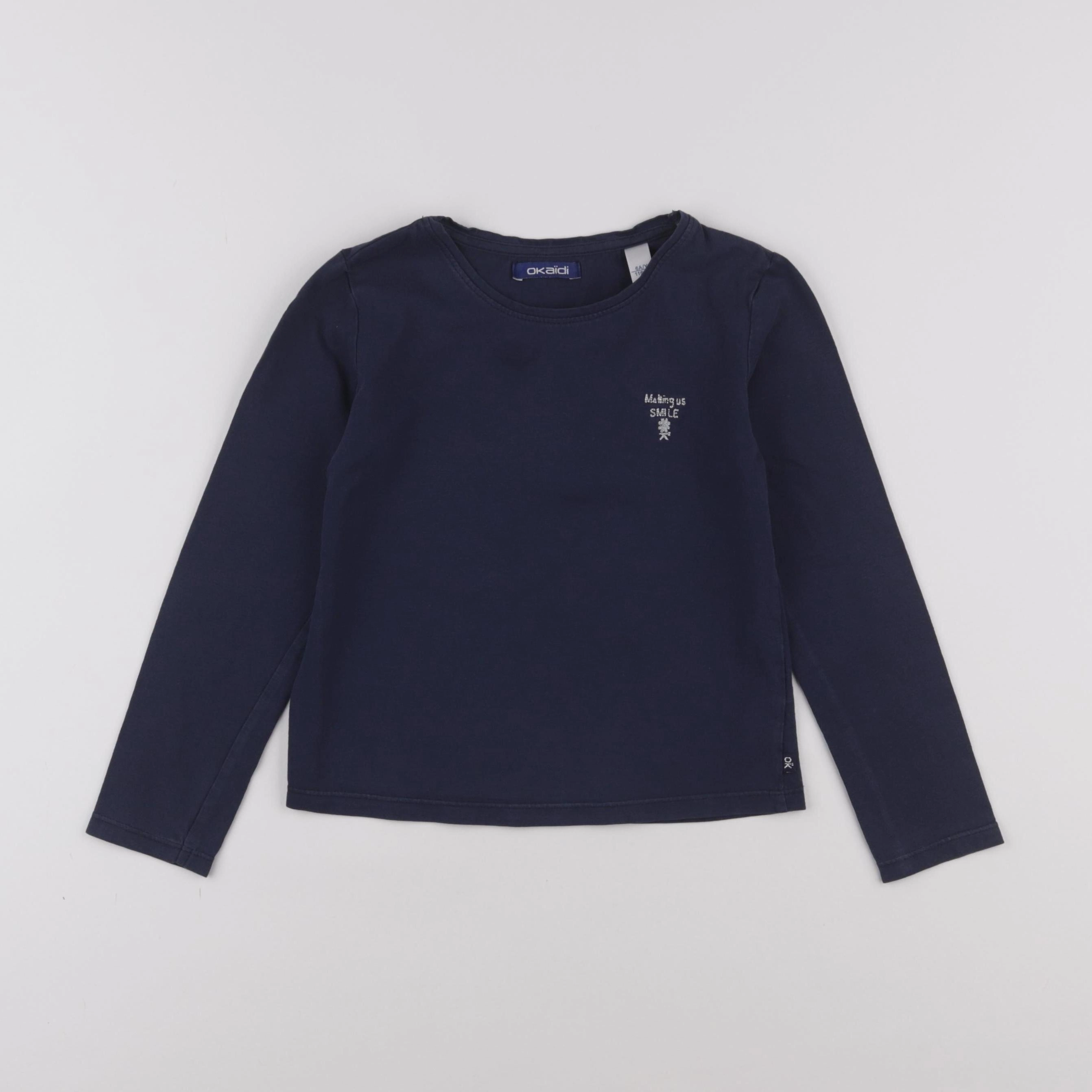 Okaidi - tee-shirt bleu - 6 ans