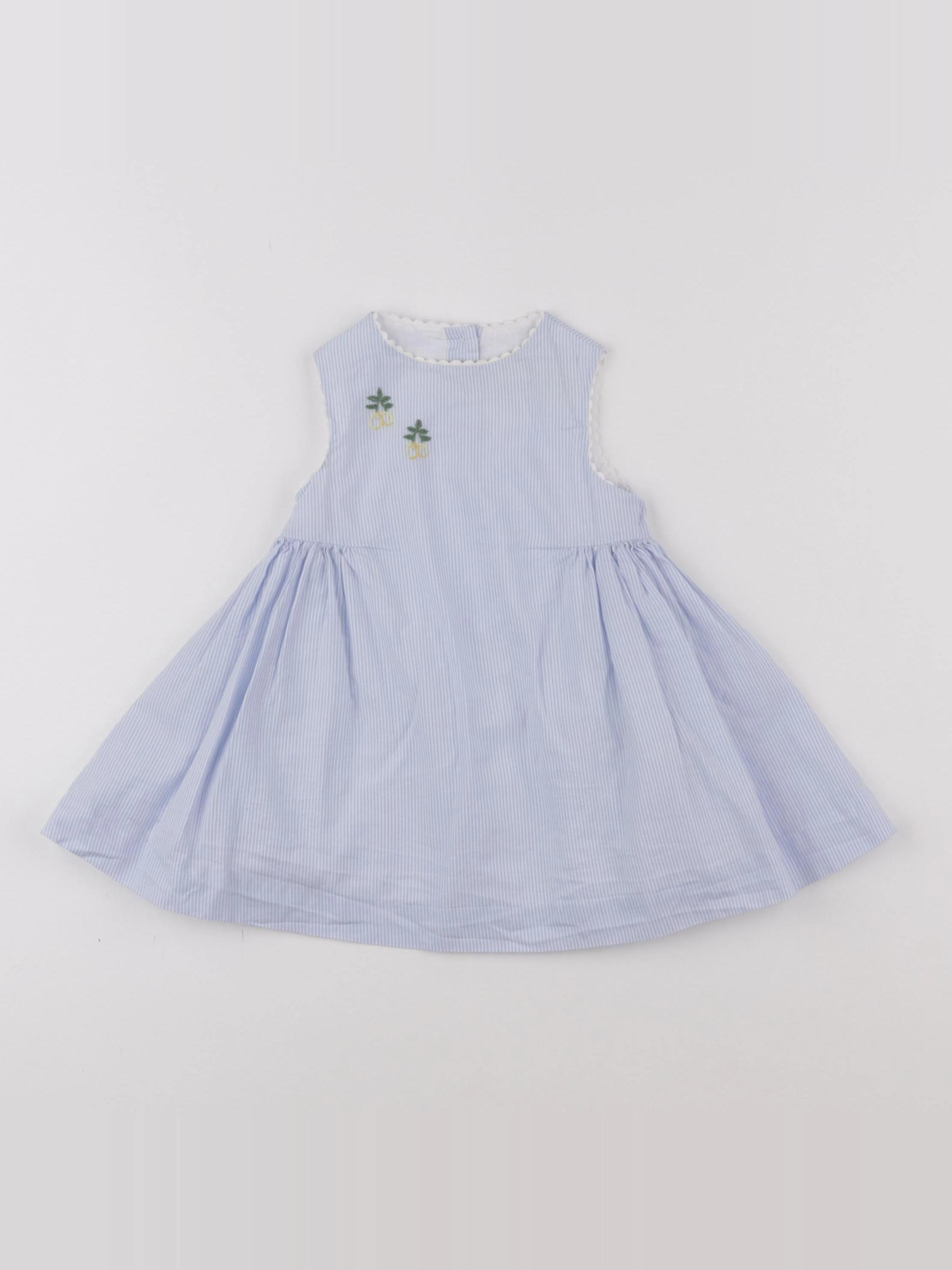 Cyrillus - robe bleu - 6 mois