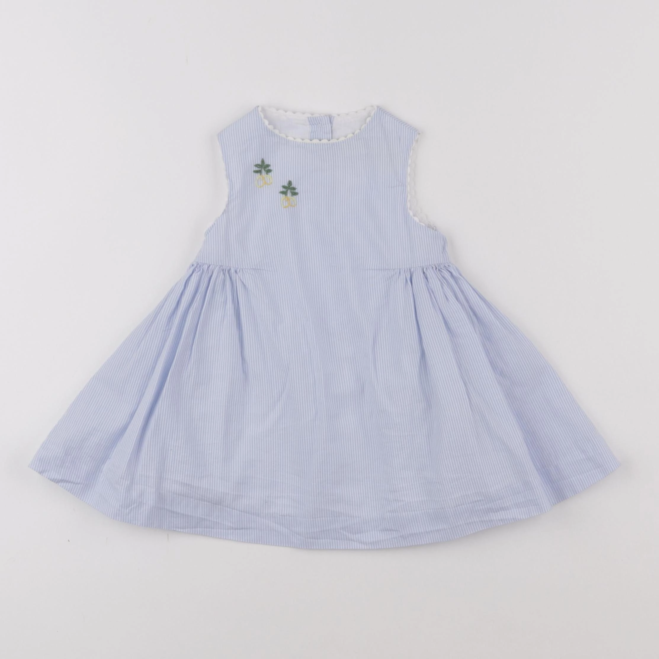 Cyrillus - robe bleu - 6 mois