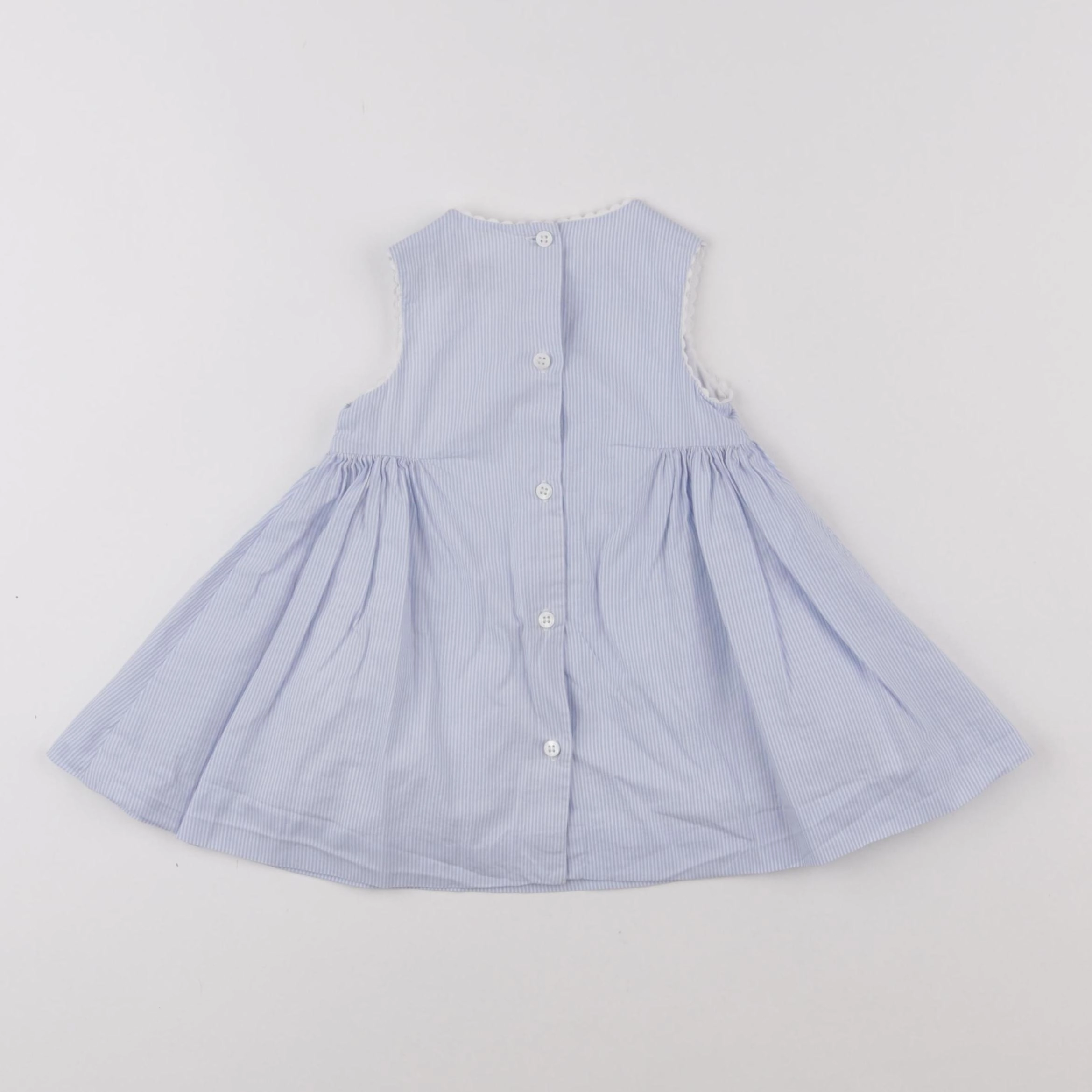 Cyrillus - robe bleu - 6 mois