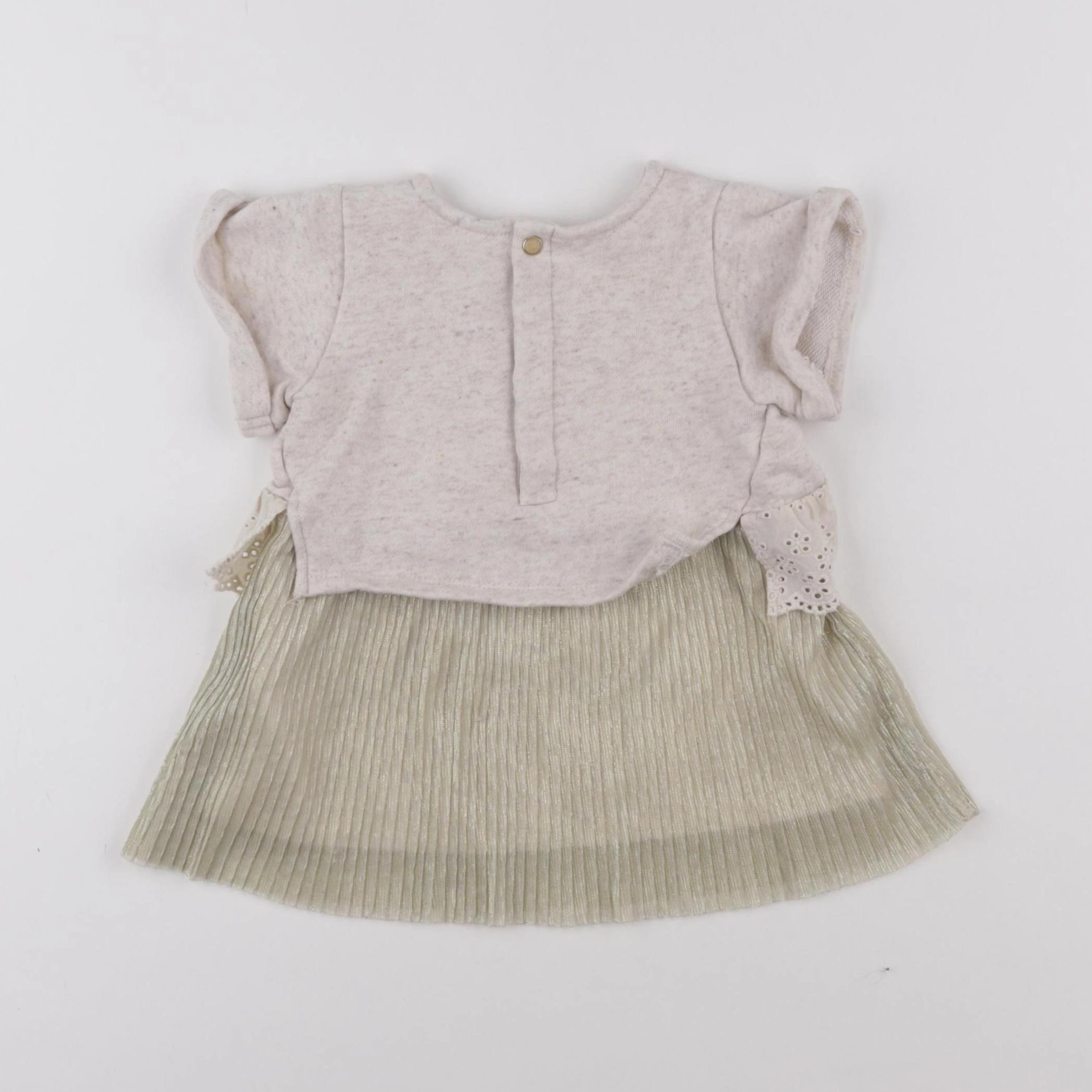IKKS - robe or, beige - 6 mois
