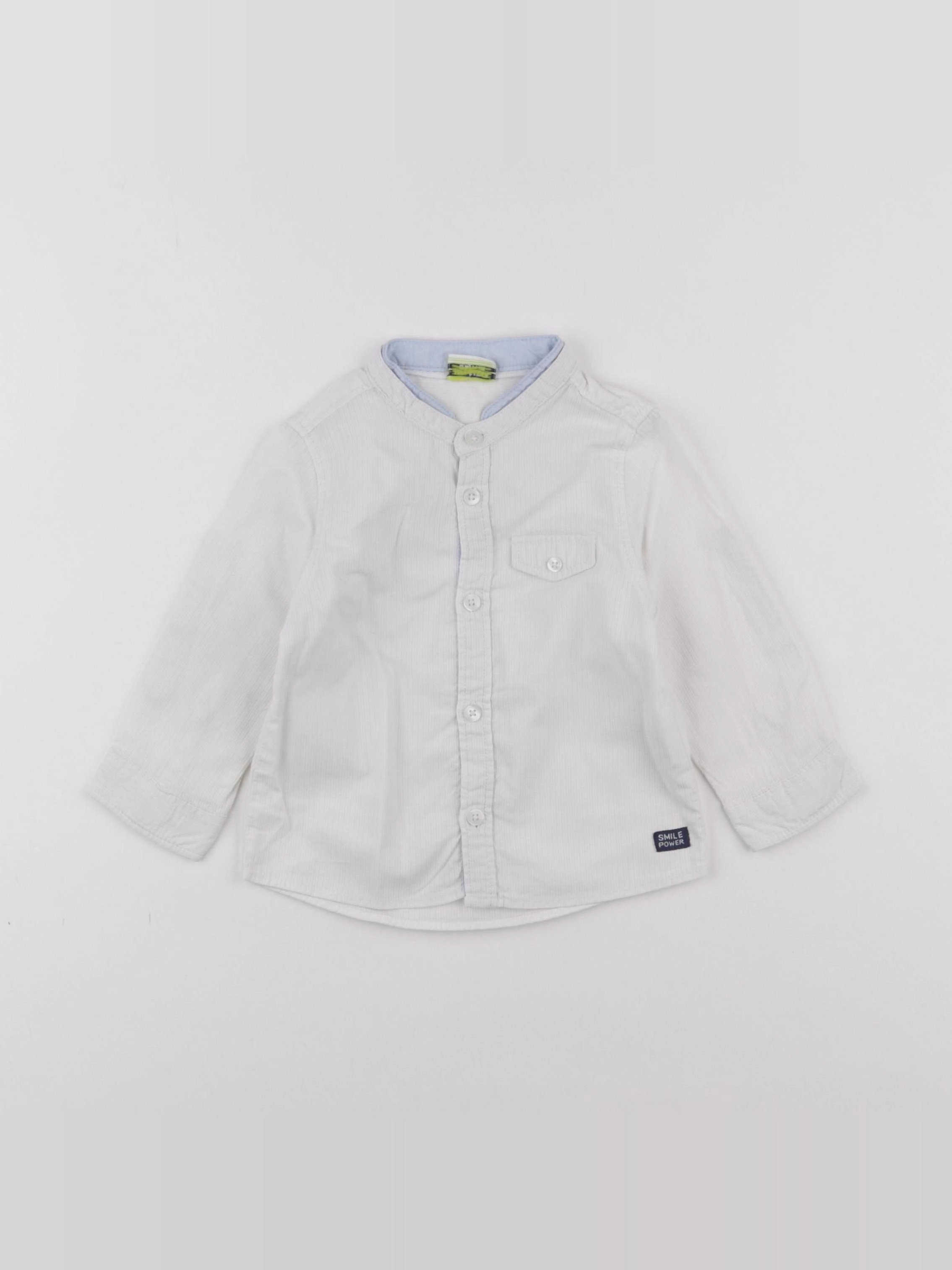 Tape à l'oeil - chemise blanc - 12 mois