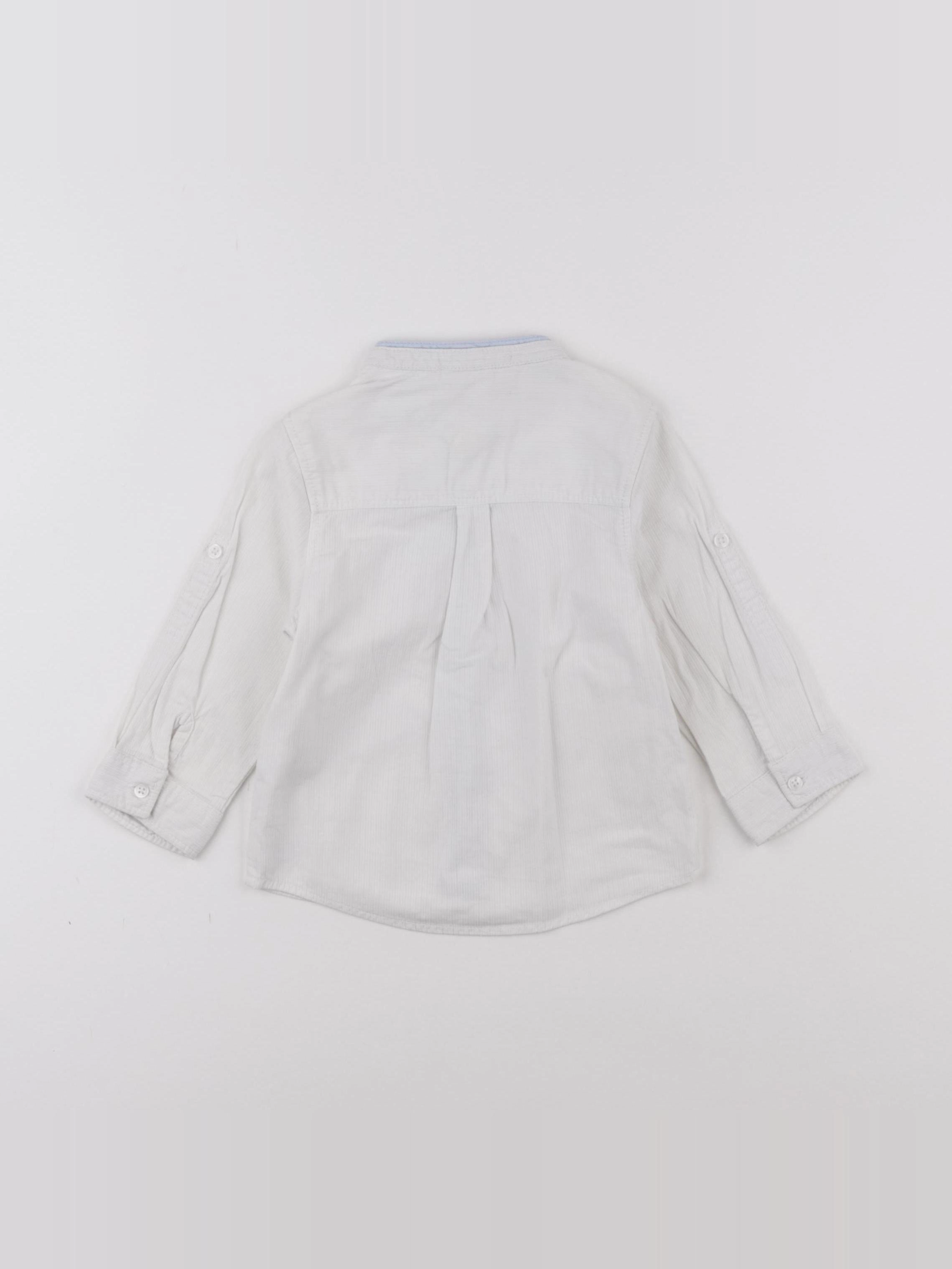 Tape à l'oeil - chemise blanc - 12 mois