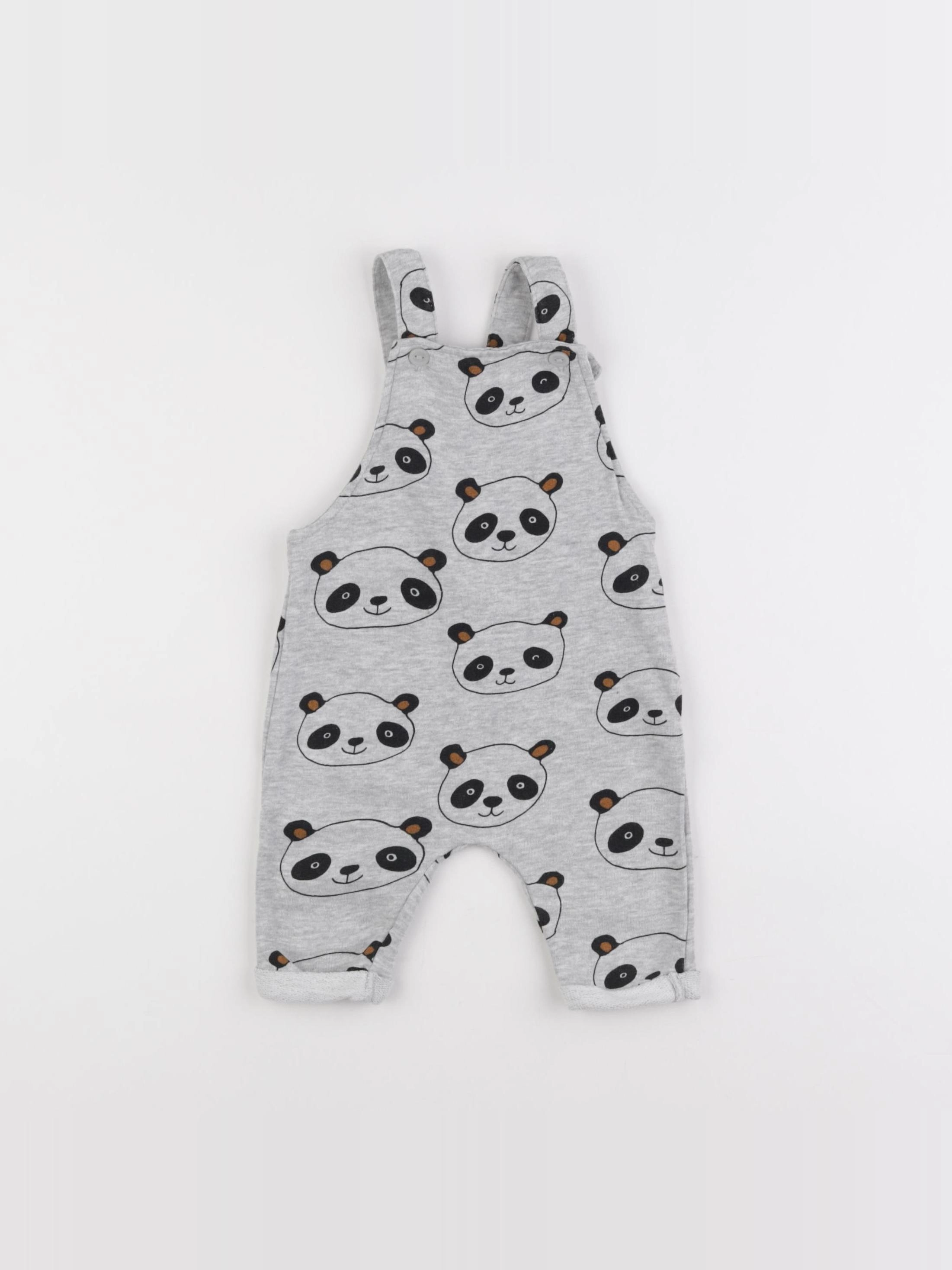 H&M - salopette gris - 3/6 mois