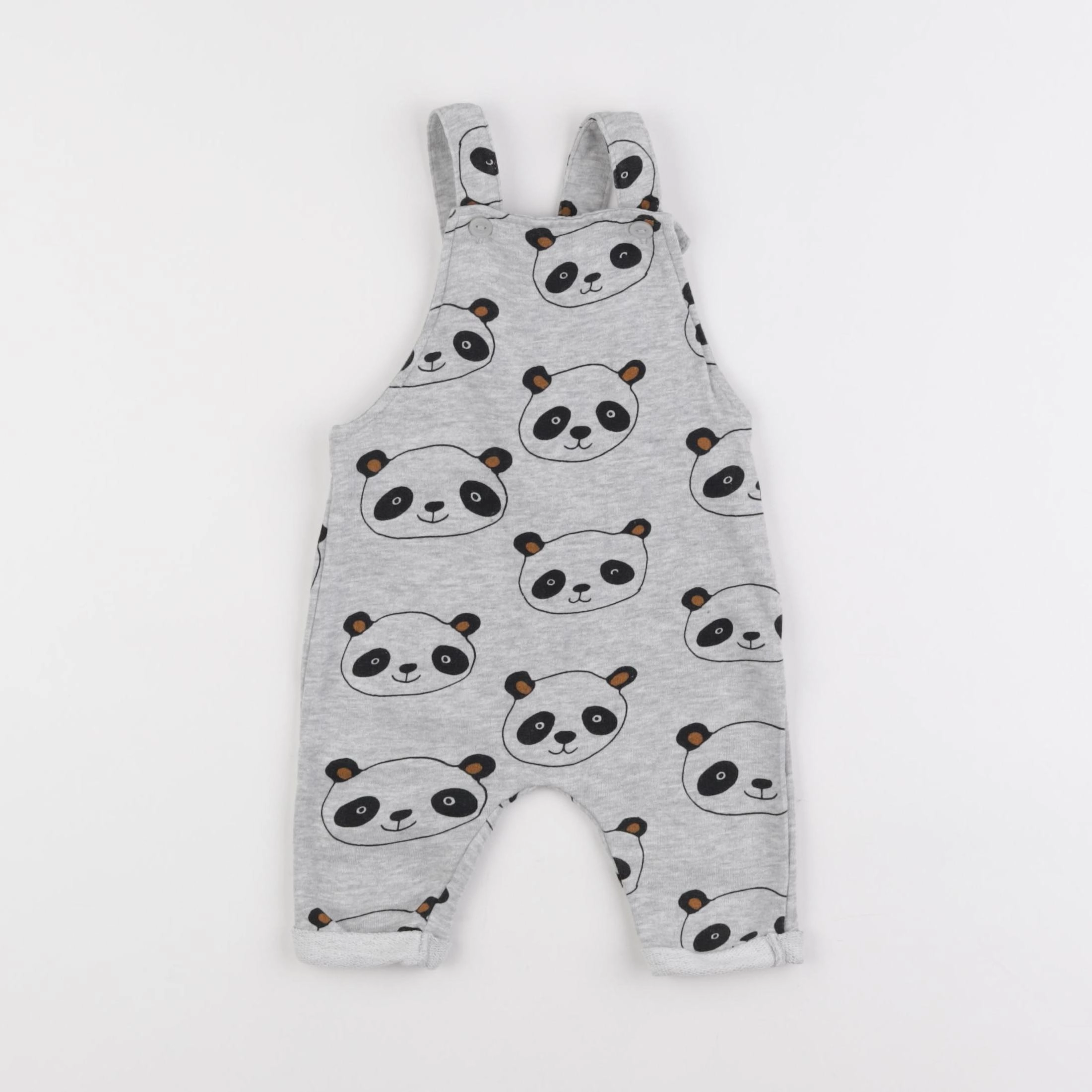 H&M - salopette gris - 3/6 mois