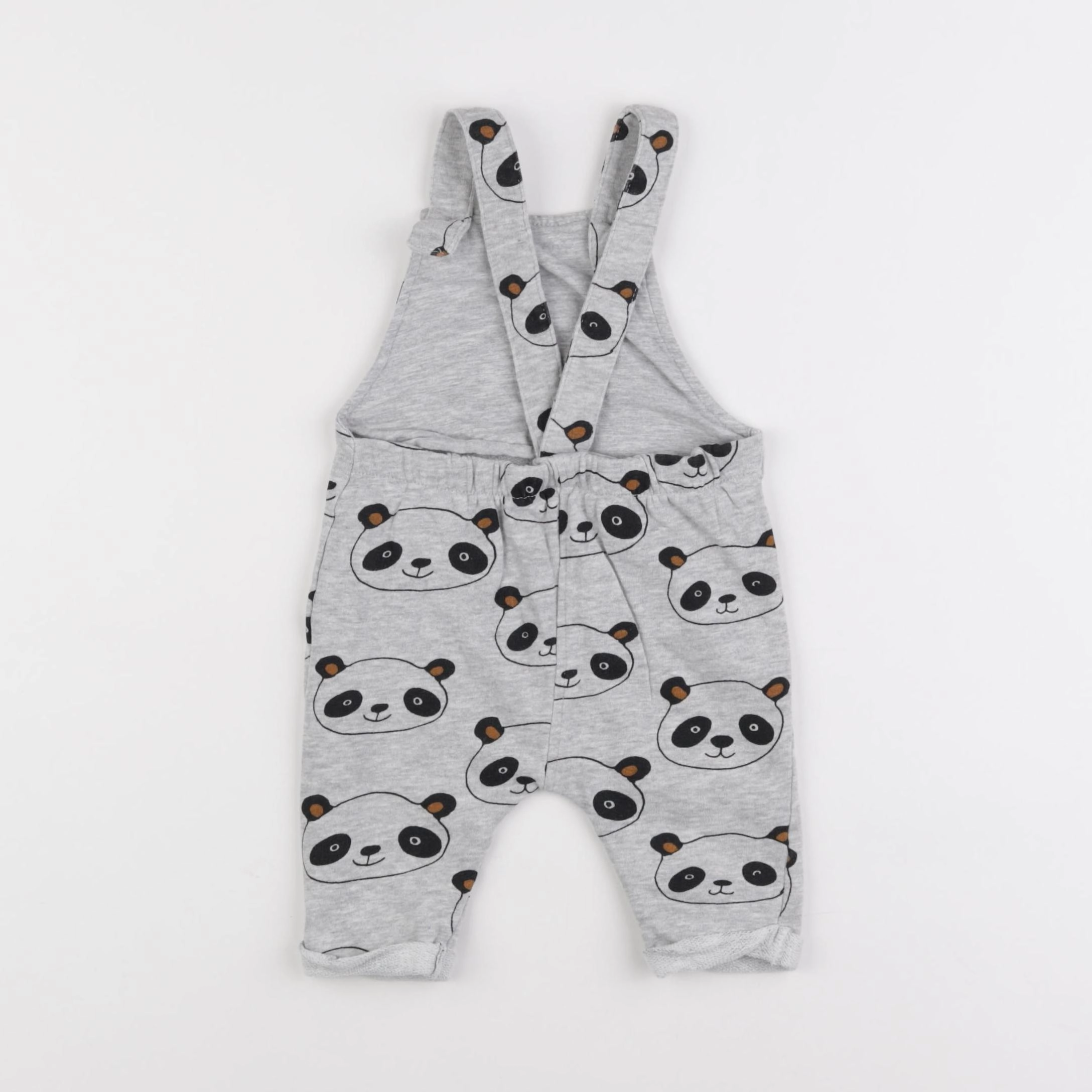 H&M - salopette gris - 3/6 mois
