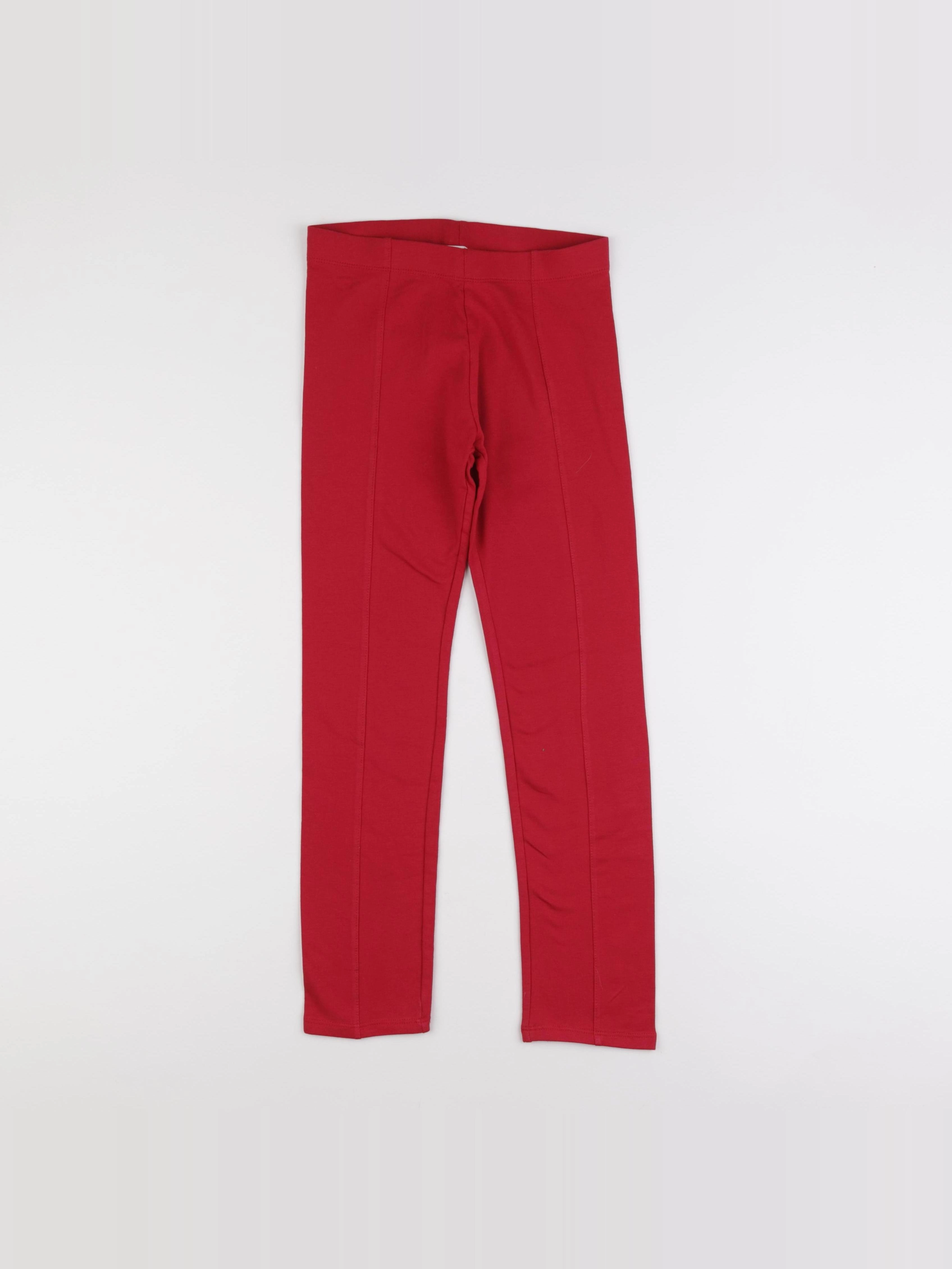 H&M - pantalon rouge - 9/10 ans