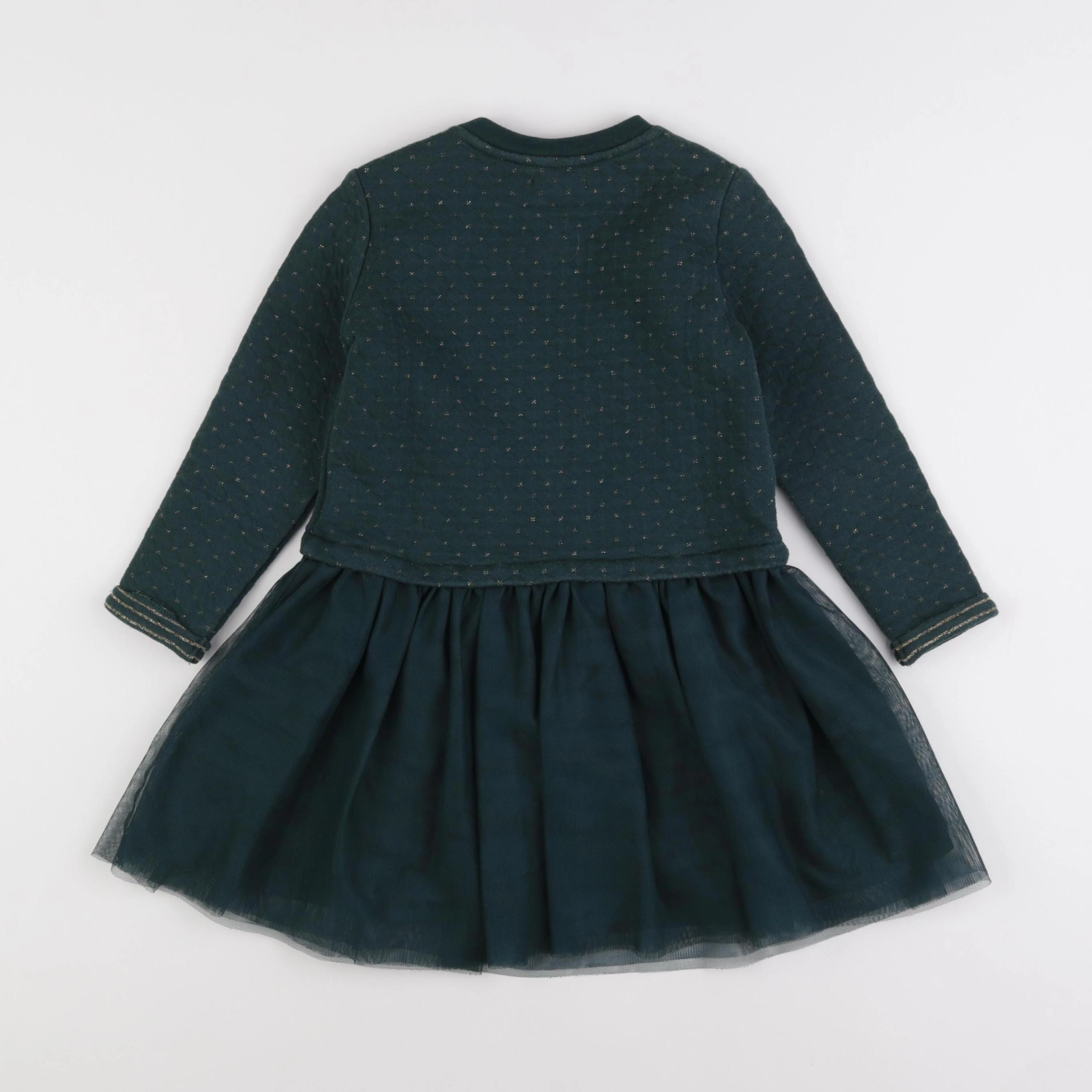 Vertbaudet - robe vert - 5 ans