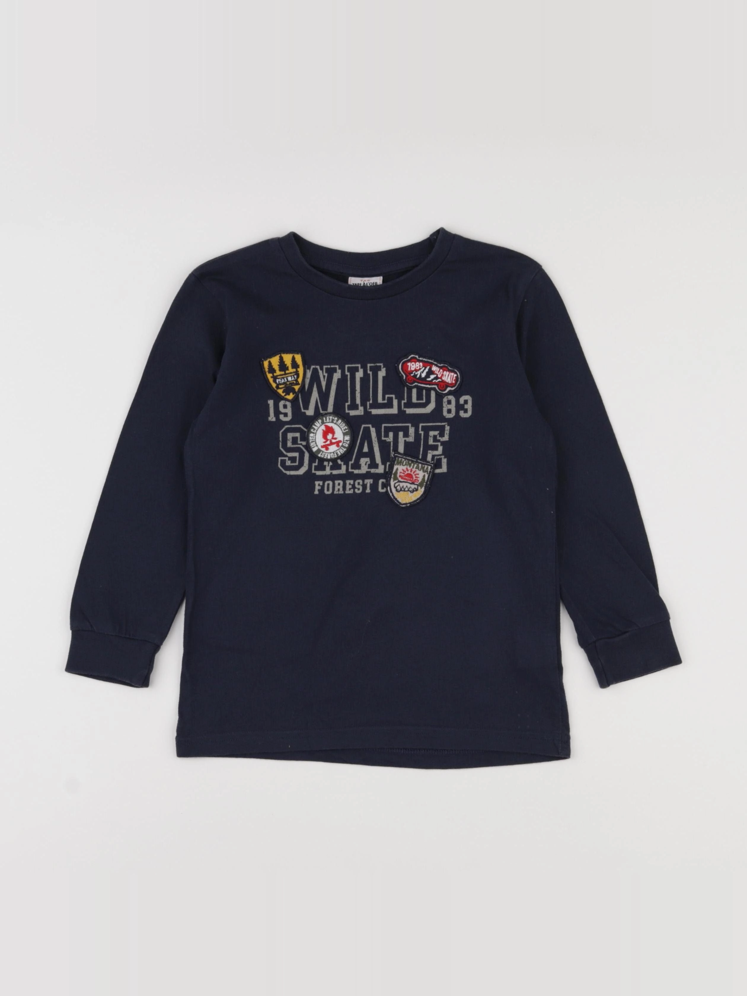 Tape à l'oeil - tee-shirt bleu - 4 ans
