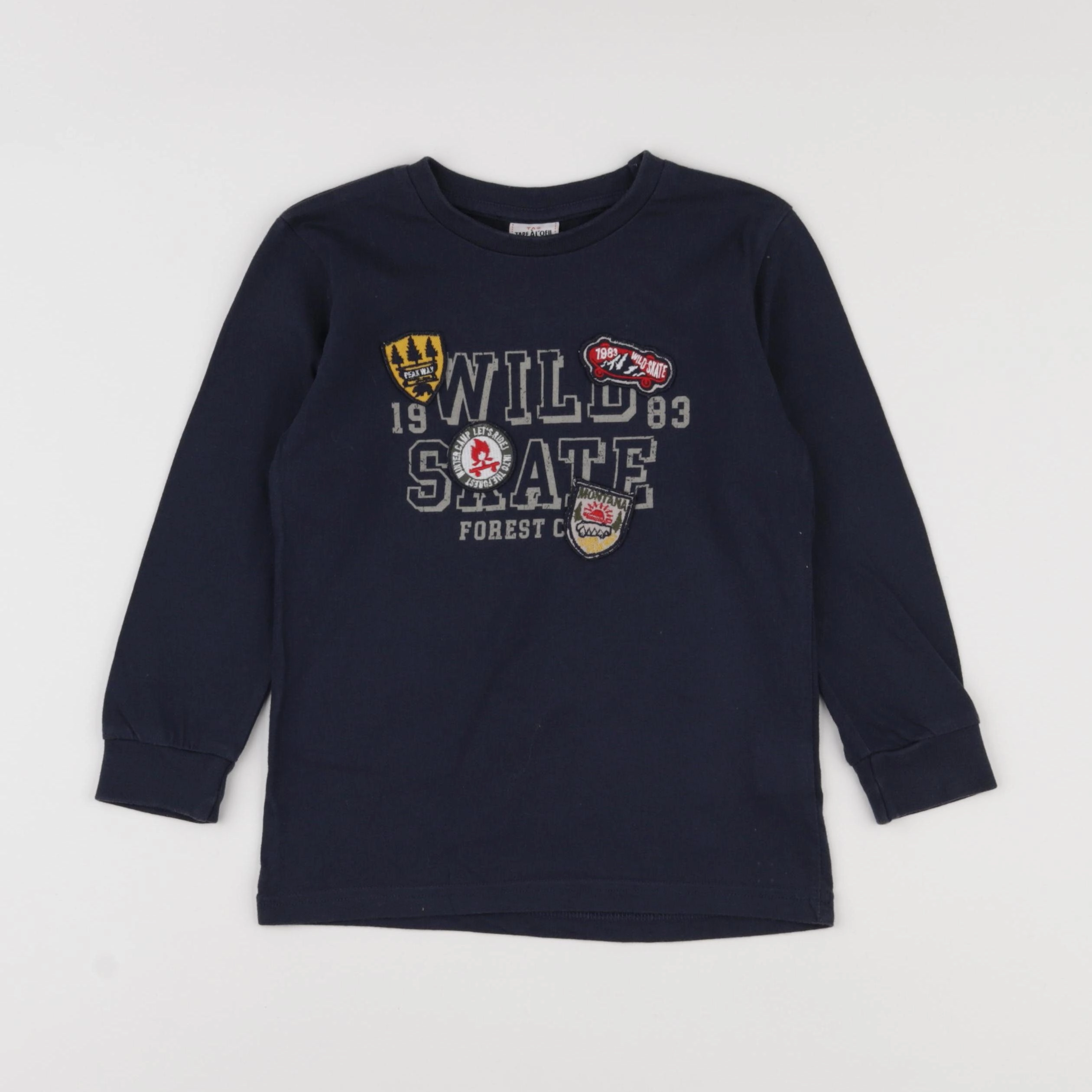 Tape à l'oeil - tee-shirt bleu - 4 ans