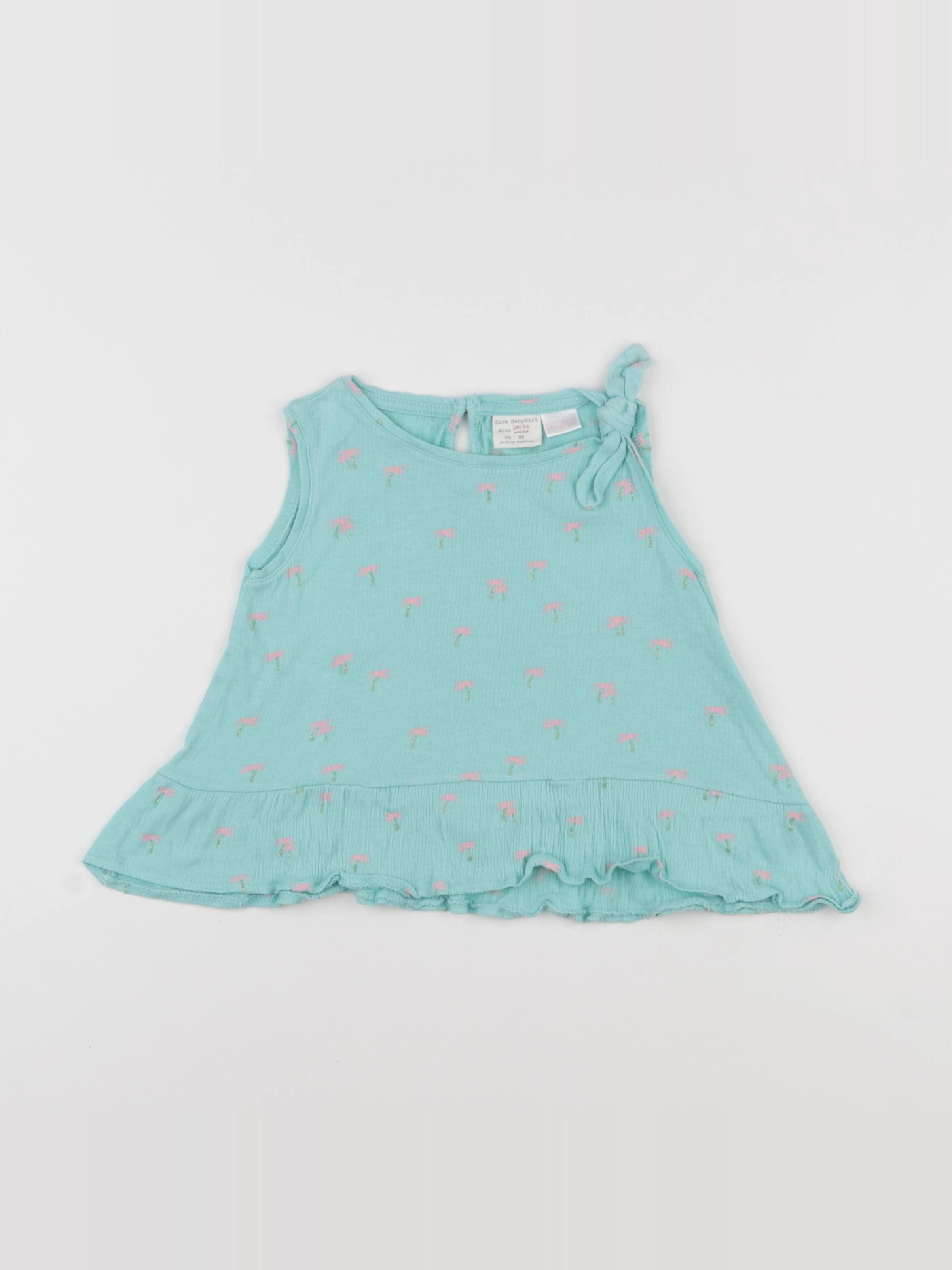 Zara - débardeur bleu - 18 mois à 2 ans
