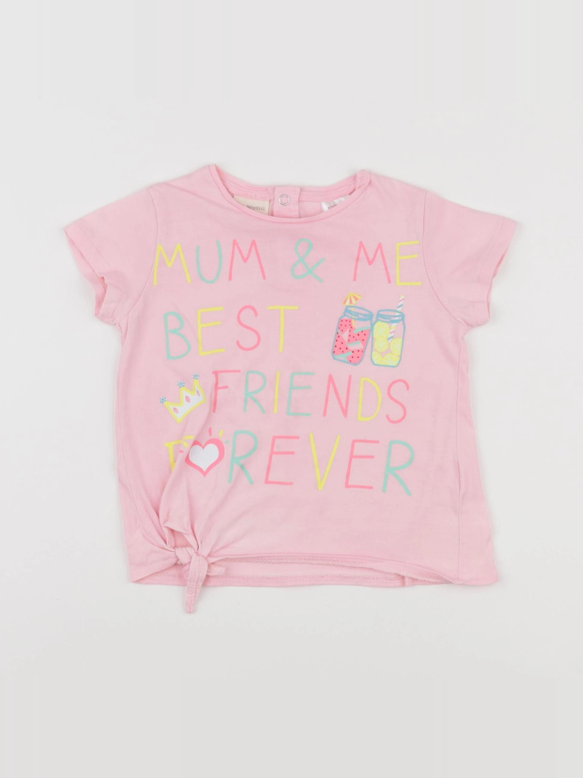 Zara - tee-shirt rose - 18 mois à 2 ans