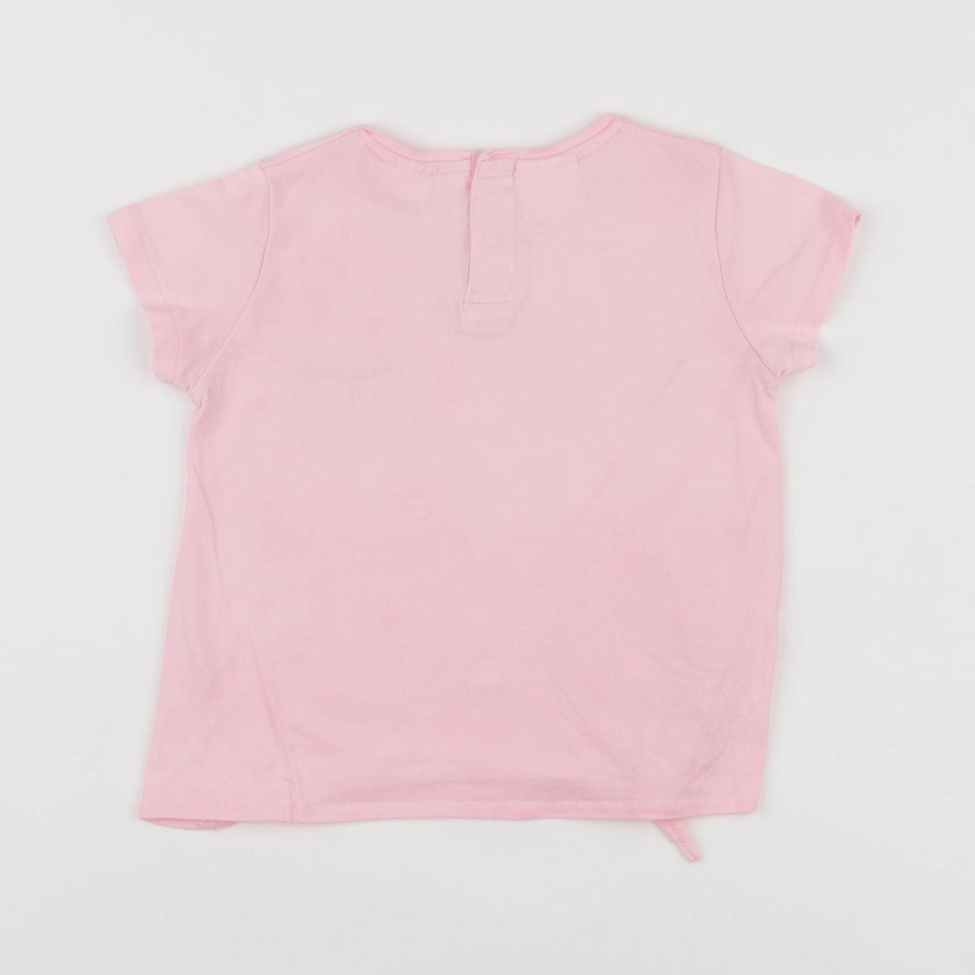 Zara - tee-shirt rose - 18 mois à 2 ans