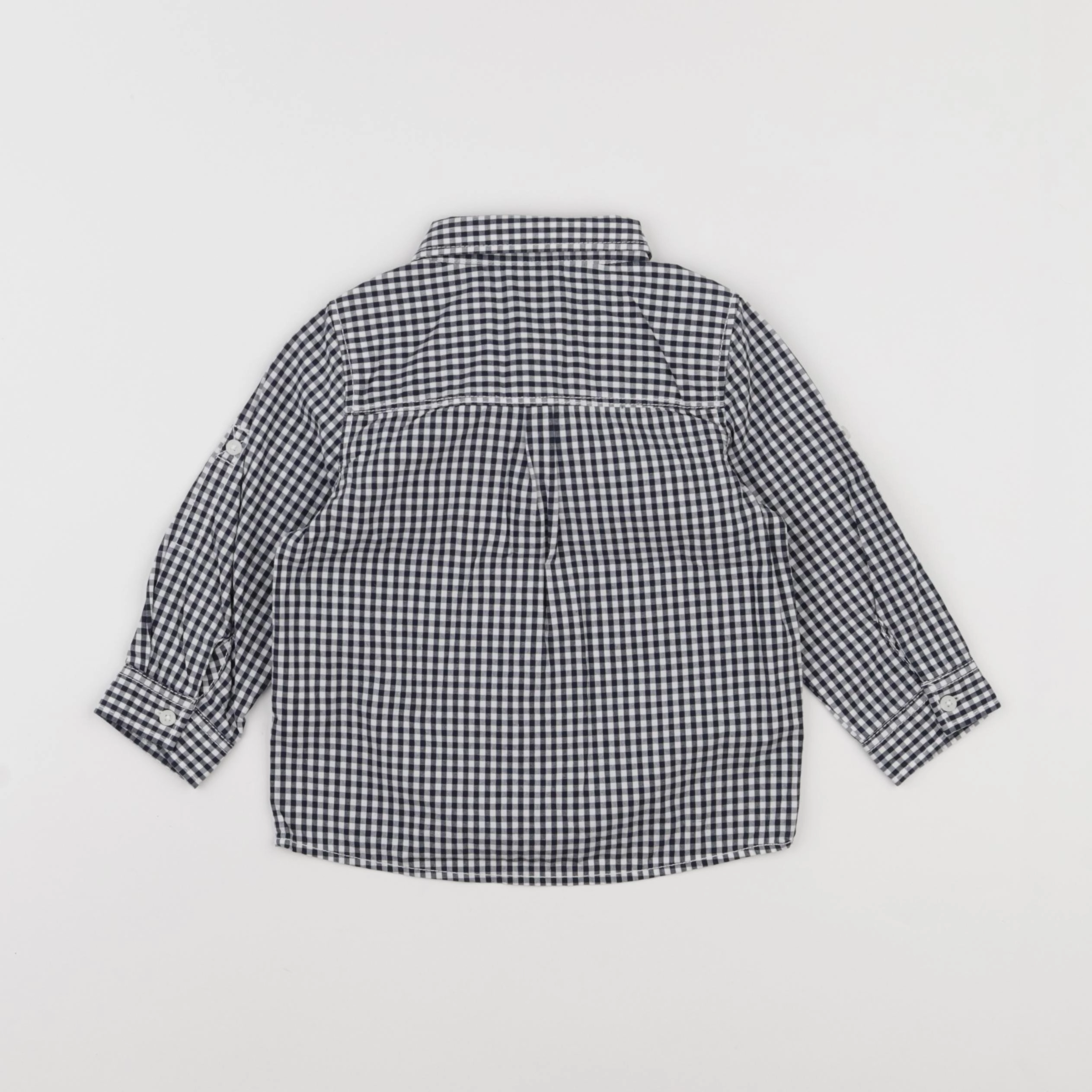 Tape à l'oeil - chemise blanc, noir - 18 mois