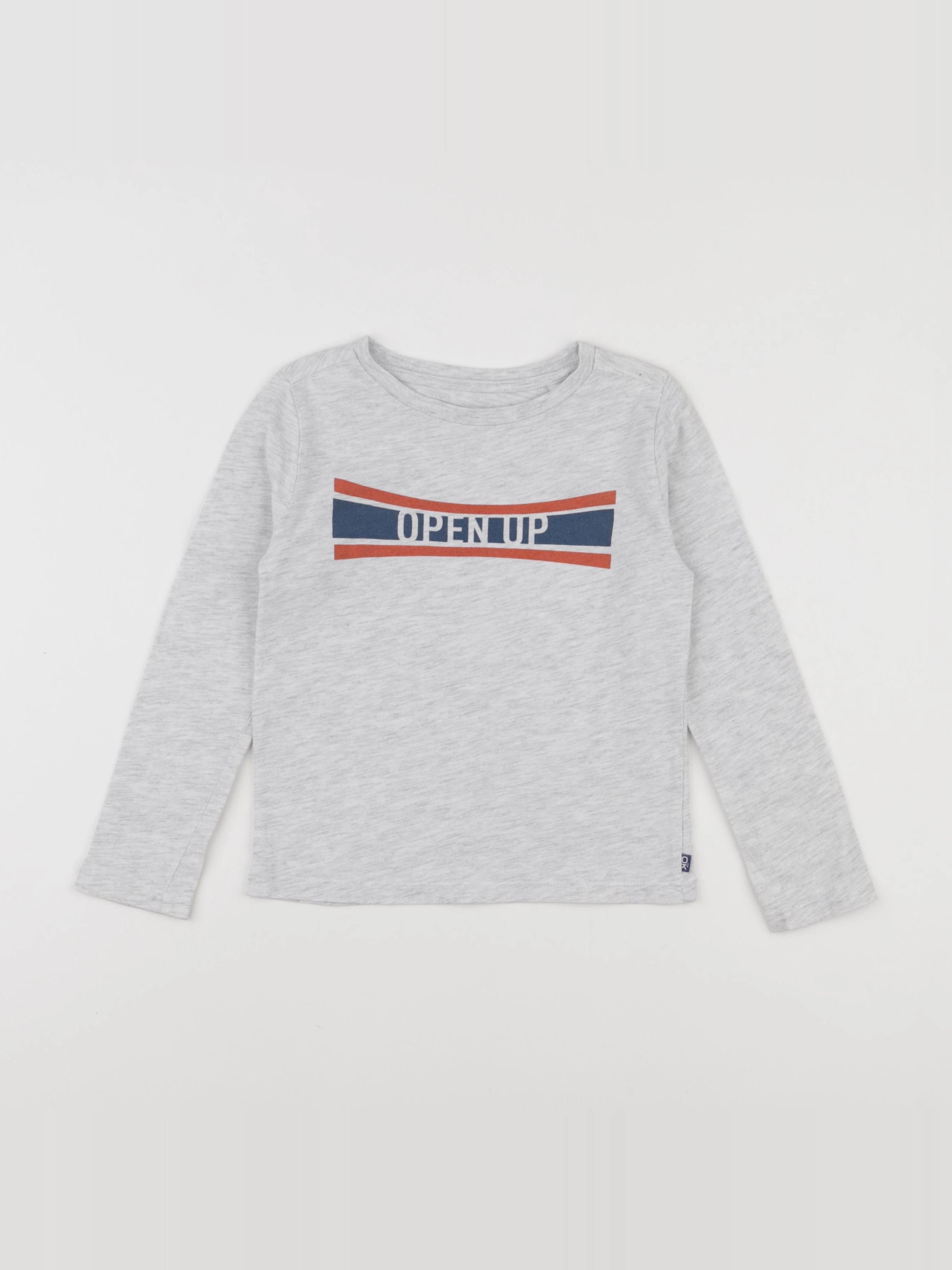 Okaidi - tee-shirt gris - 4 ans