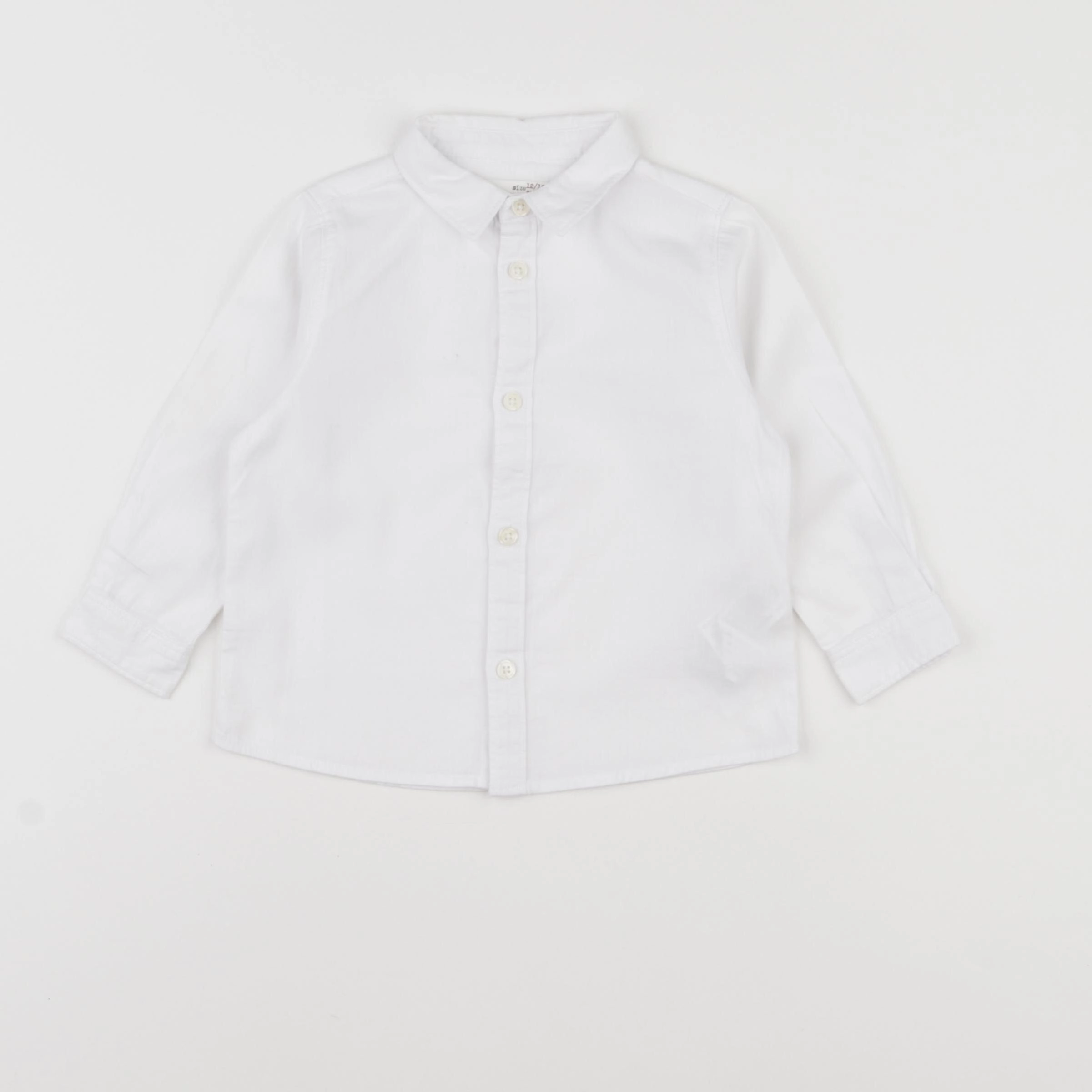 Zara - chemise blanc - 12/18 mois