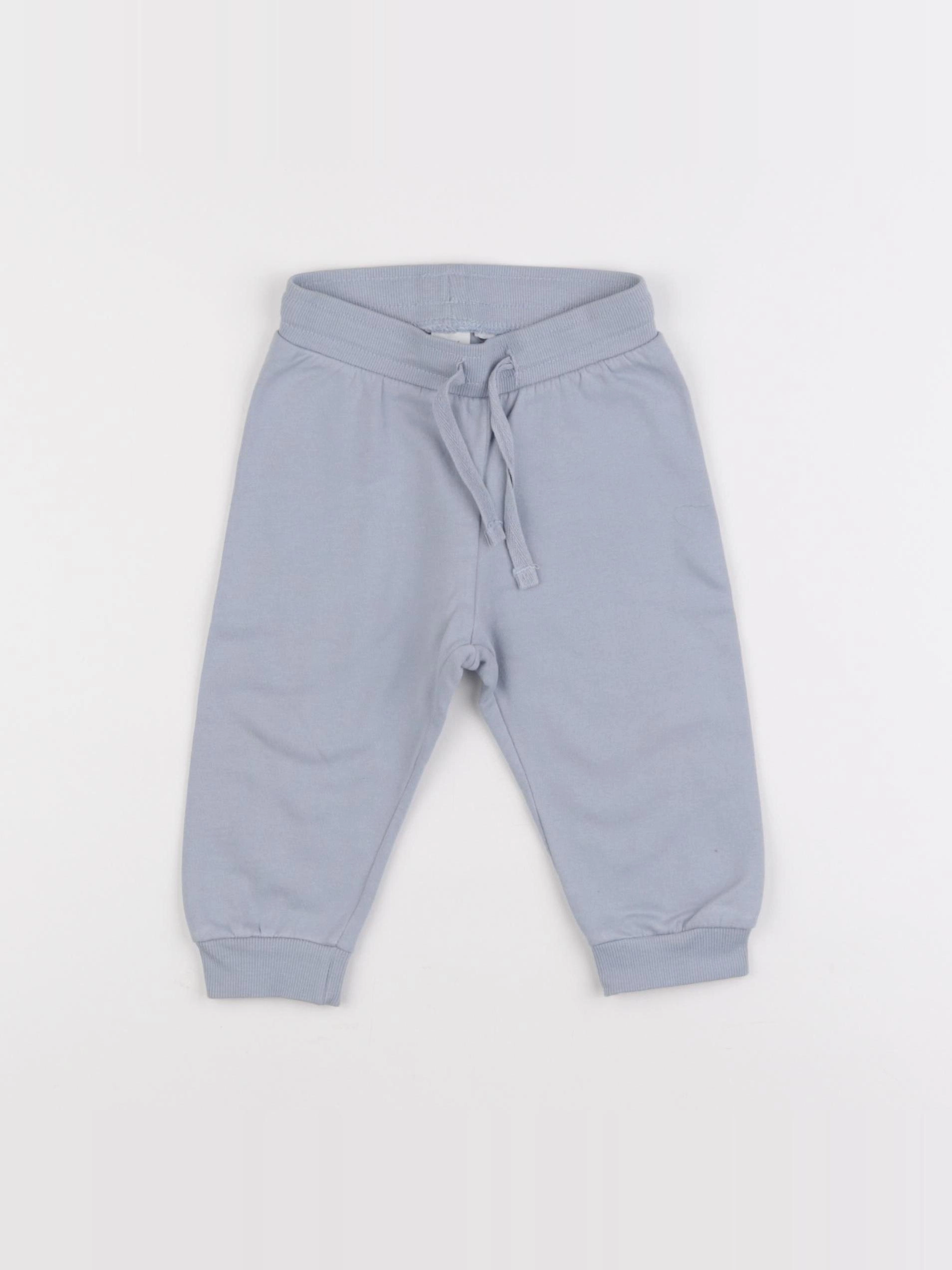 H&M - jogging bleu - 6/9 mois