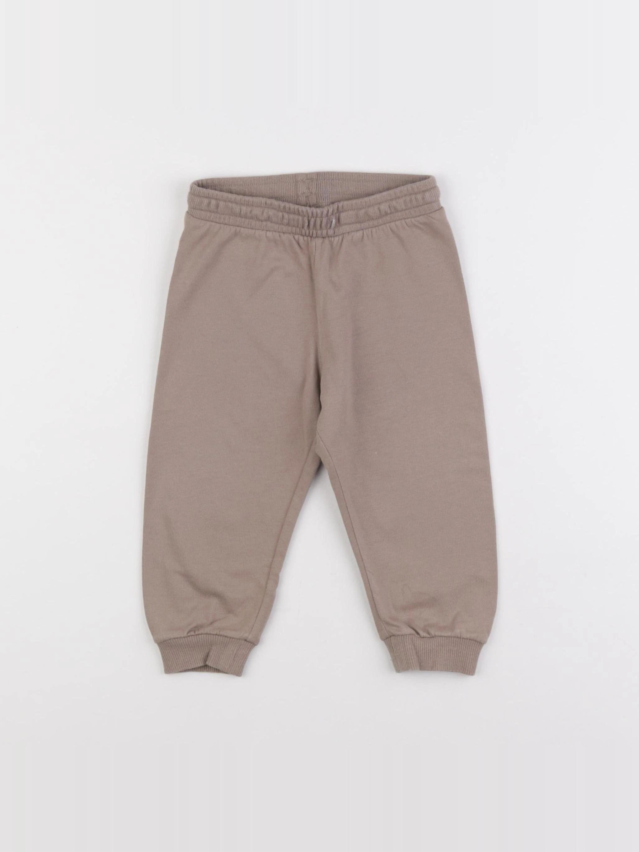 H&M - jogging marron - 9/12 mois