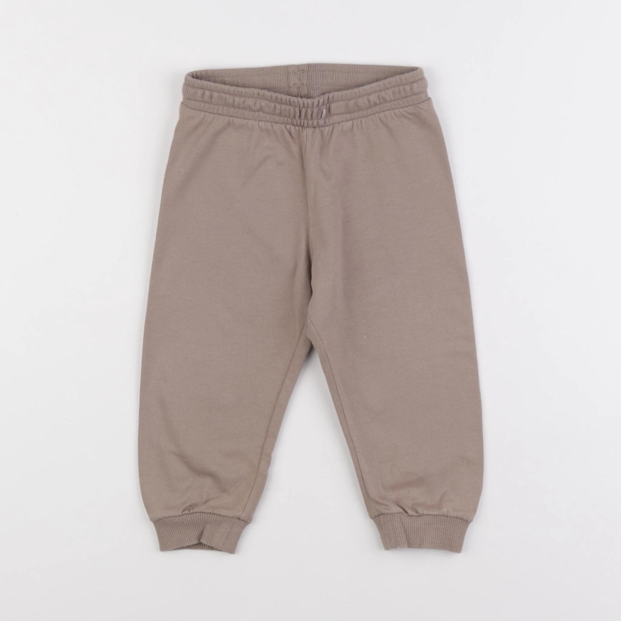 H&M - jogging marron - 9/12 mois