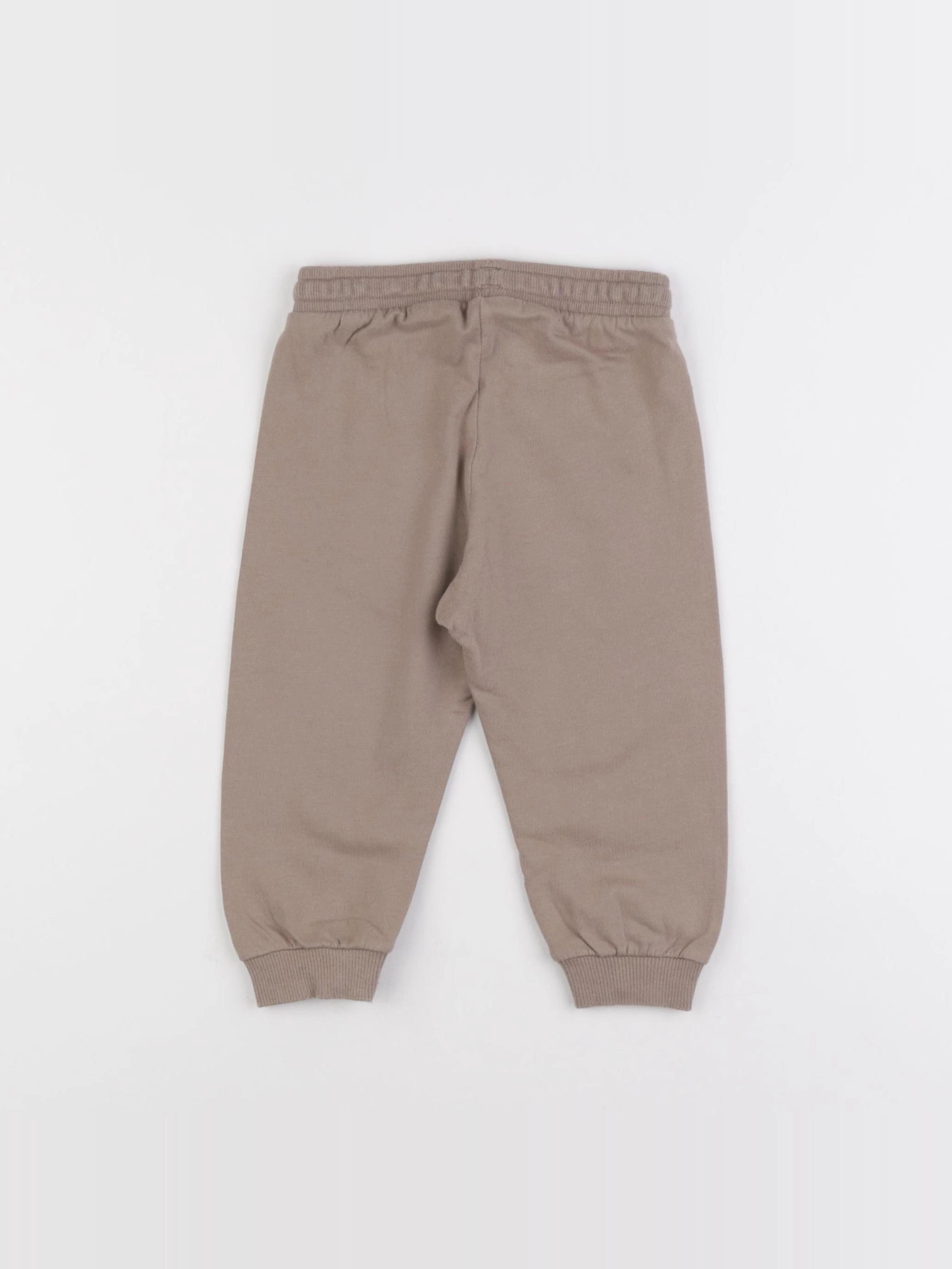 H&M - jogging marron - 9/12 mois