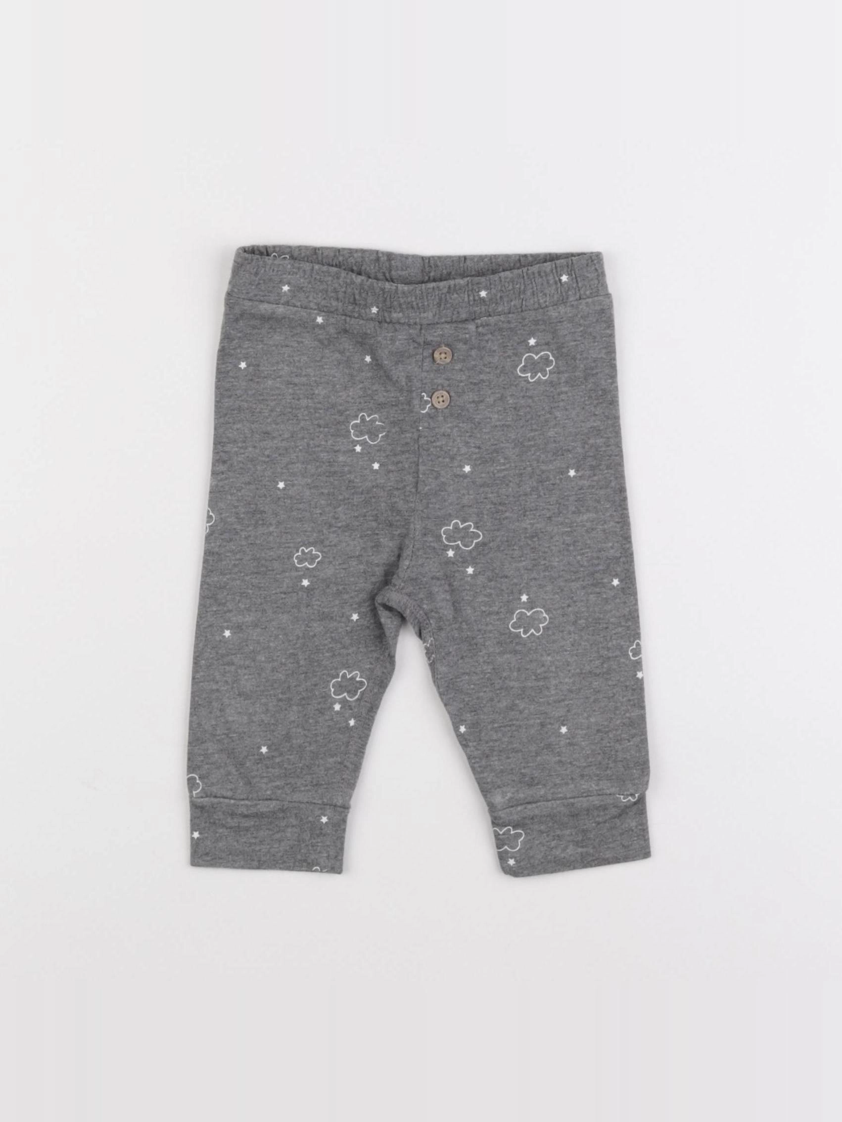 La Redoute - pantalon gris - 6 mois