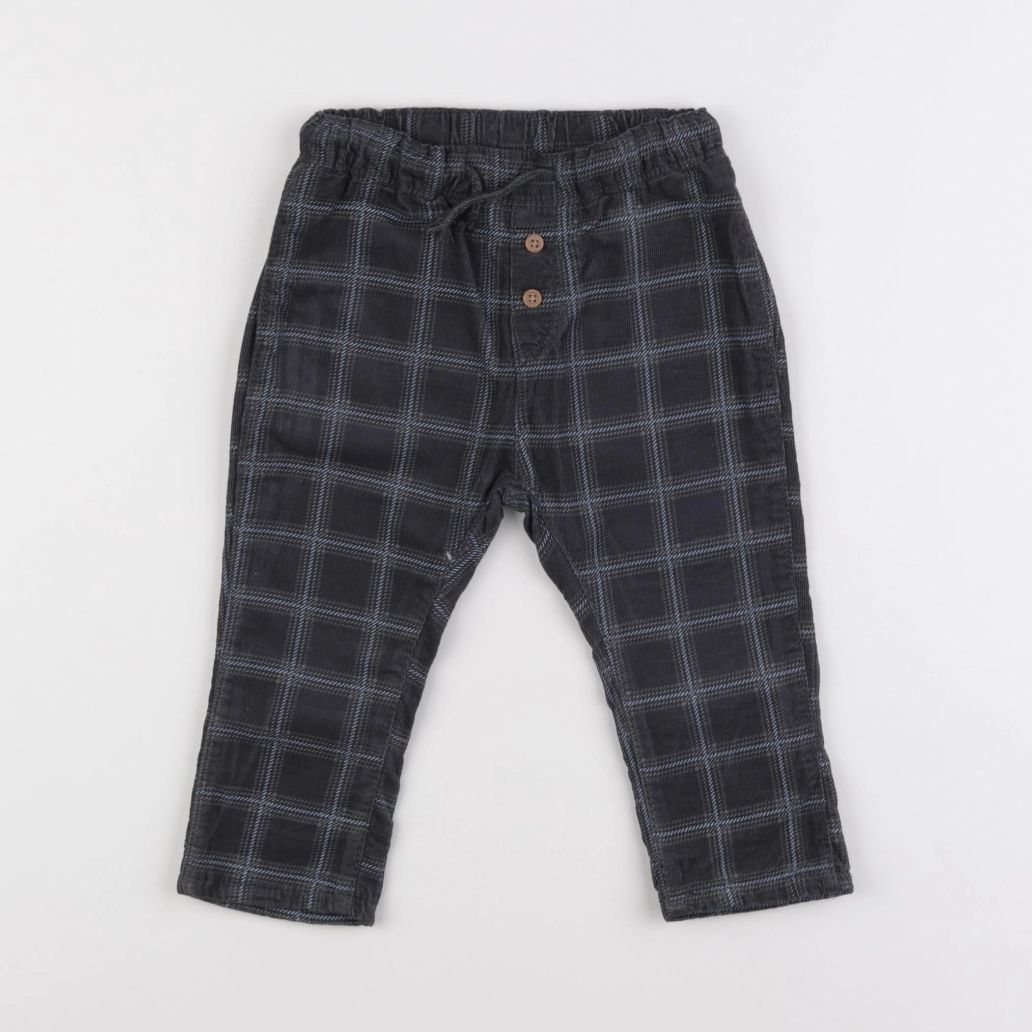 H&M - pantalon gris - 9/12 mois