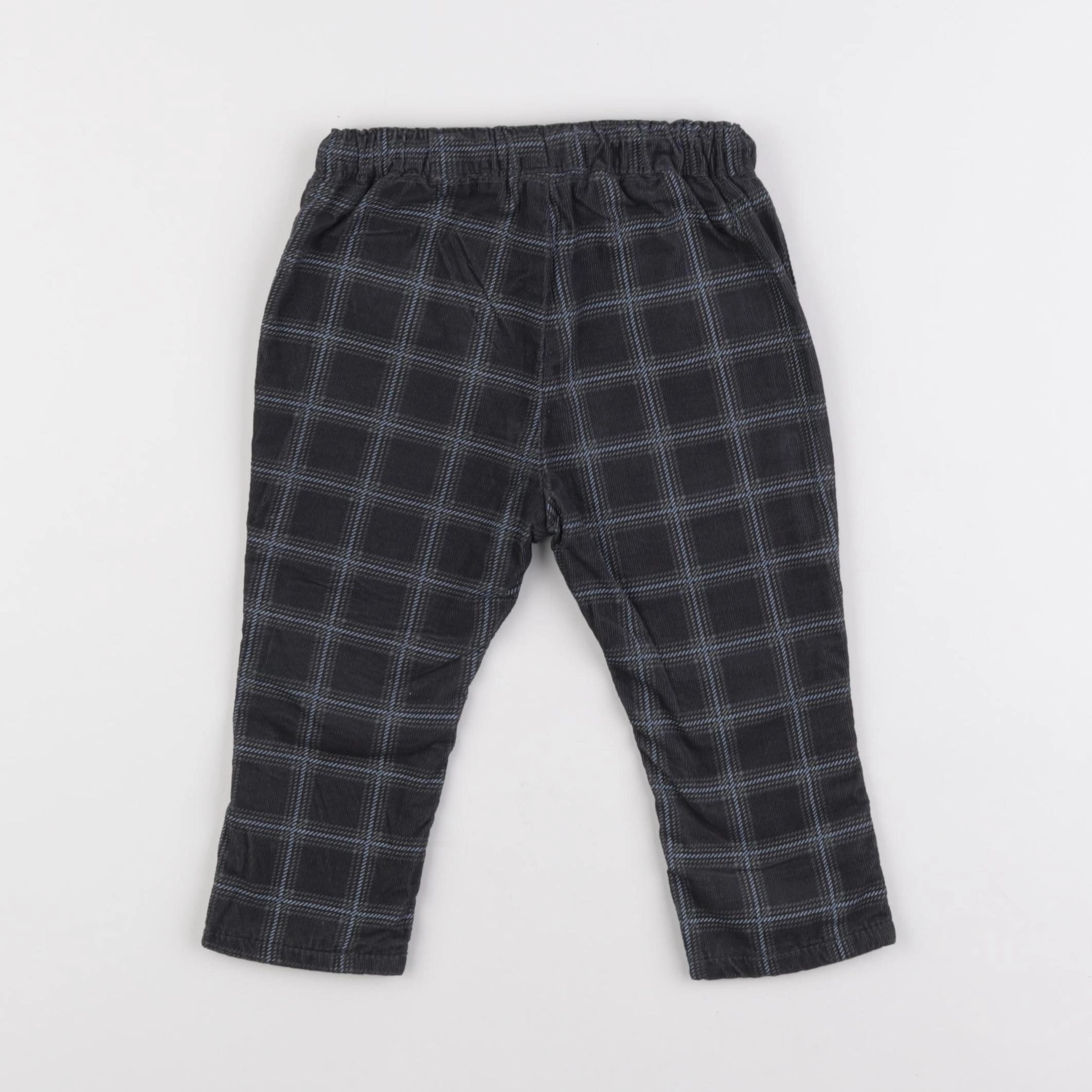 H&M - pantalon gris - 9/12 mois