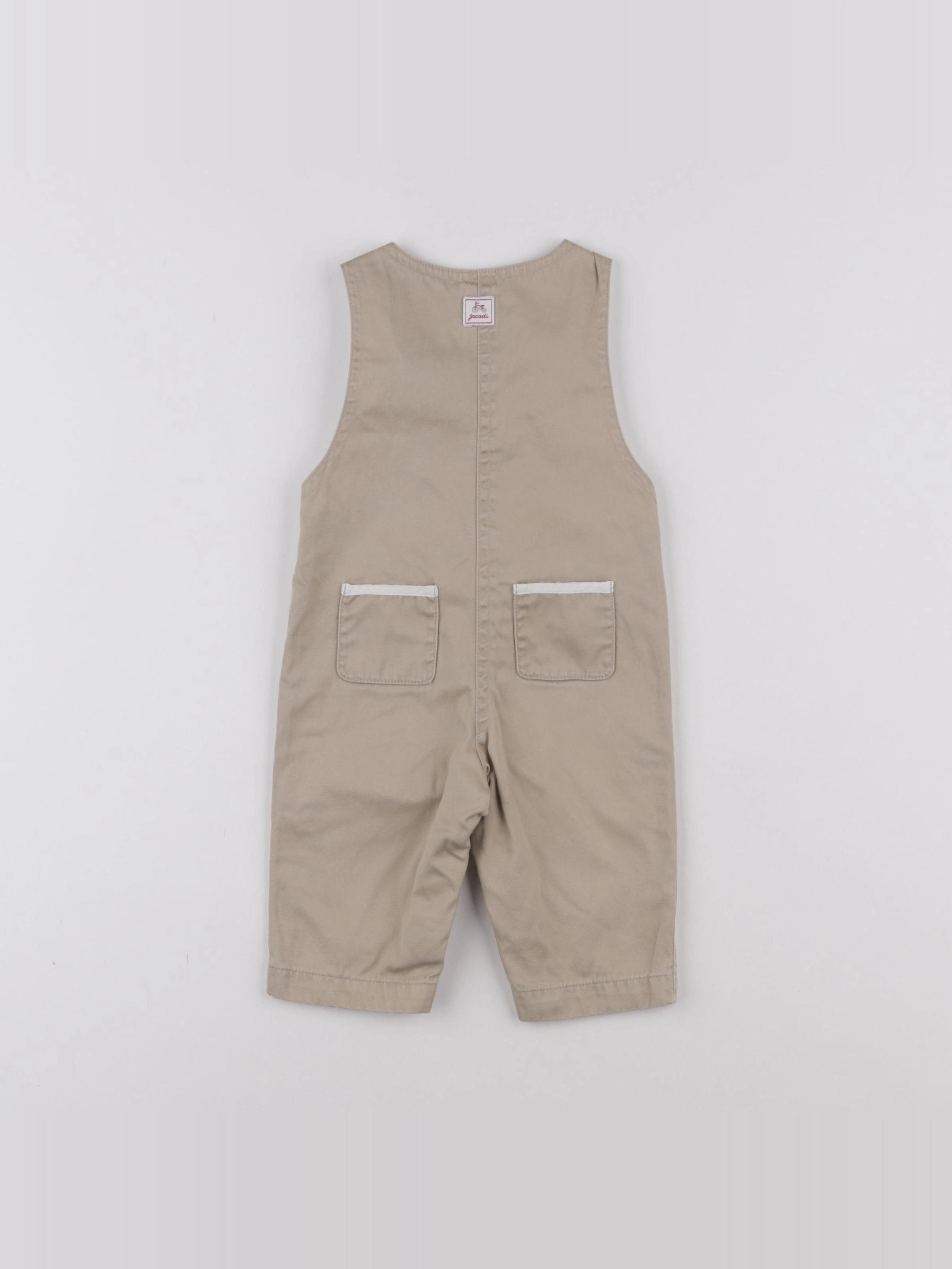Jacadi - salopette beige - 3 mois