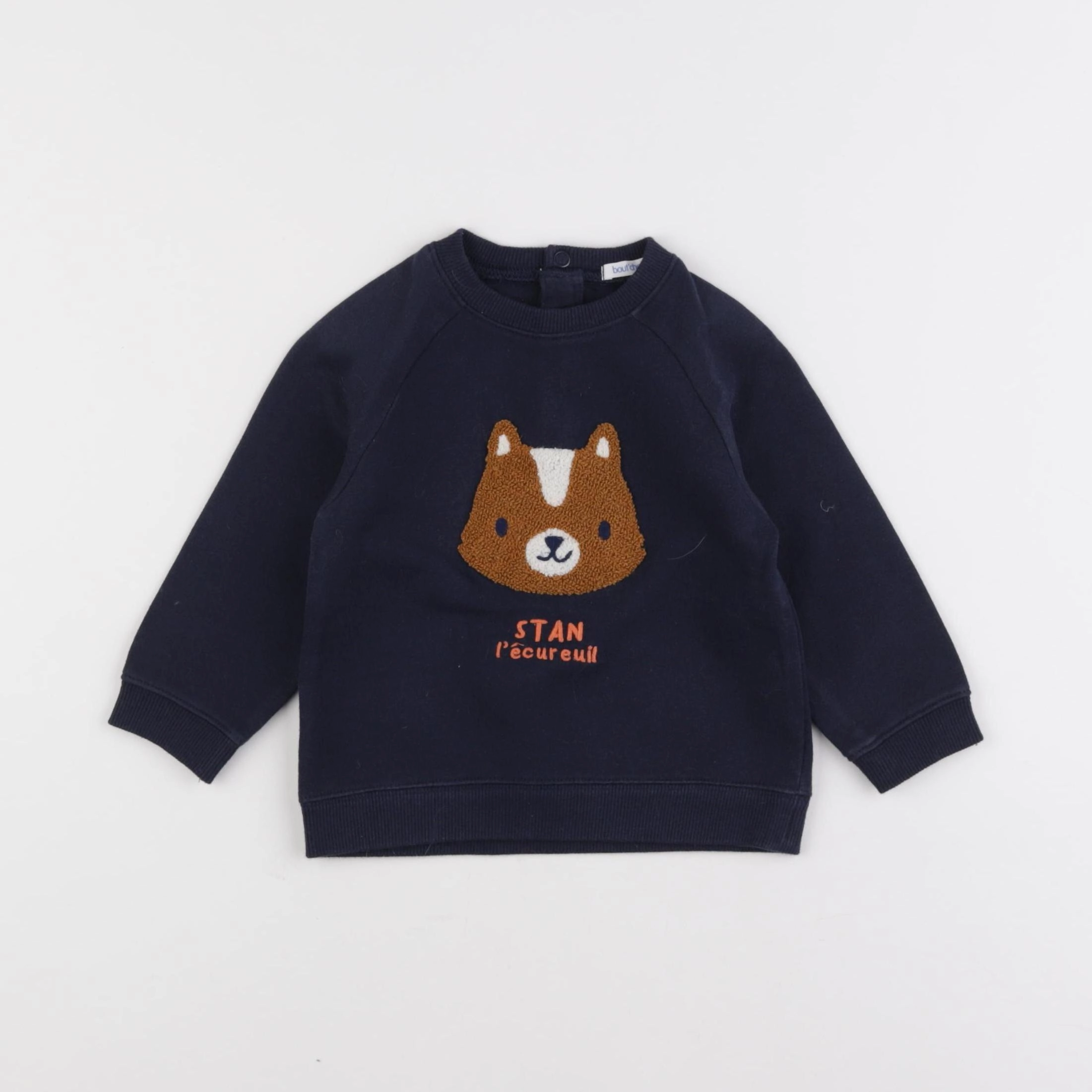 Boutchou - sweat bleu - 18 mois