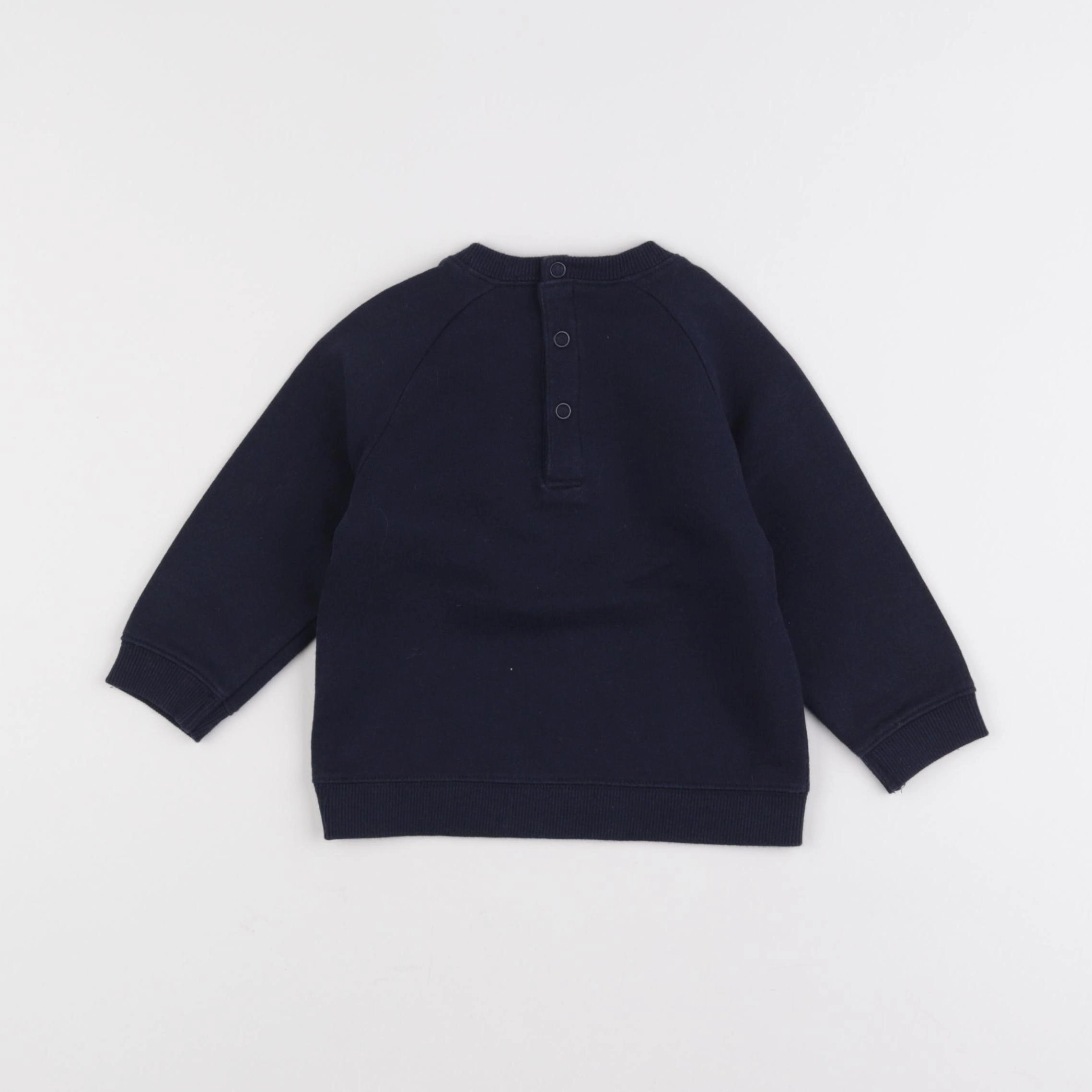 Boutchou - sweat bleu - 18 mois