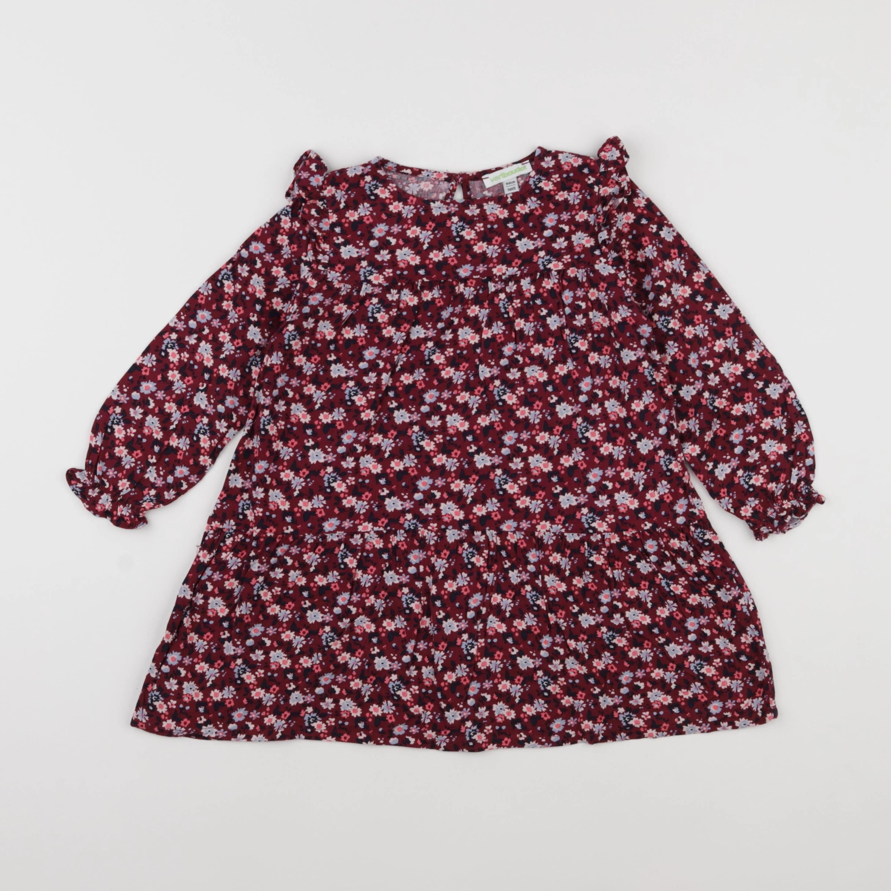 Vertbaudet - robe rouge - 3 ans
